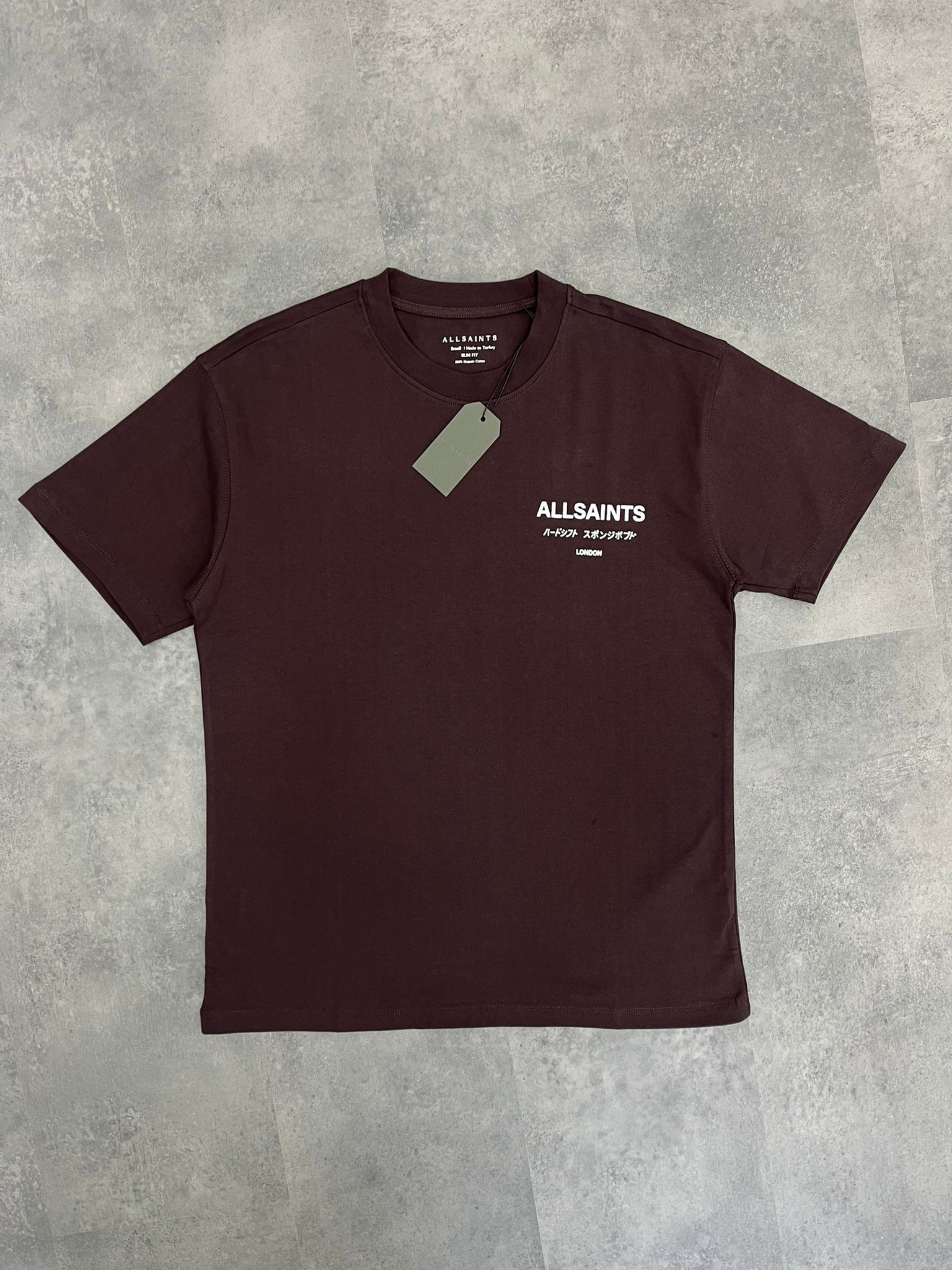 Yeni Sezon Back To Print Underground Oversized Brown T-shirt