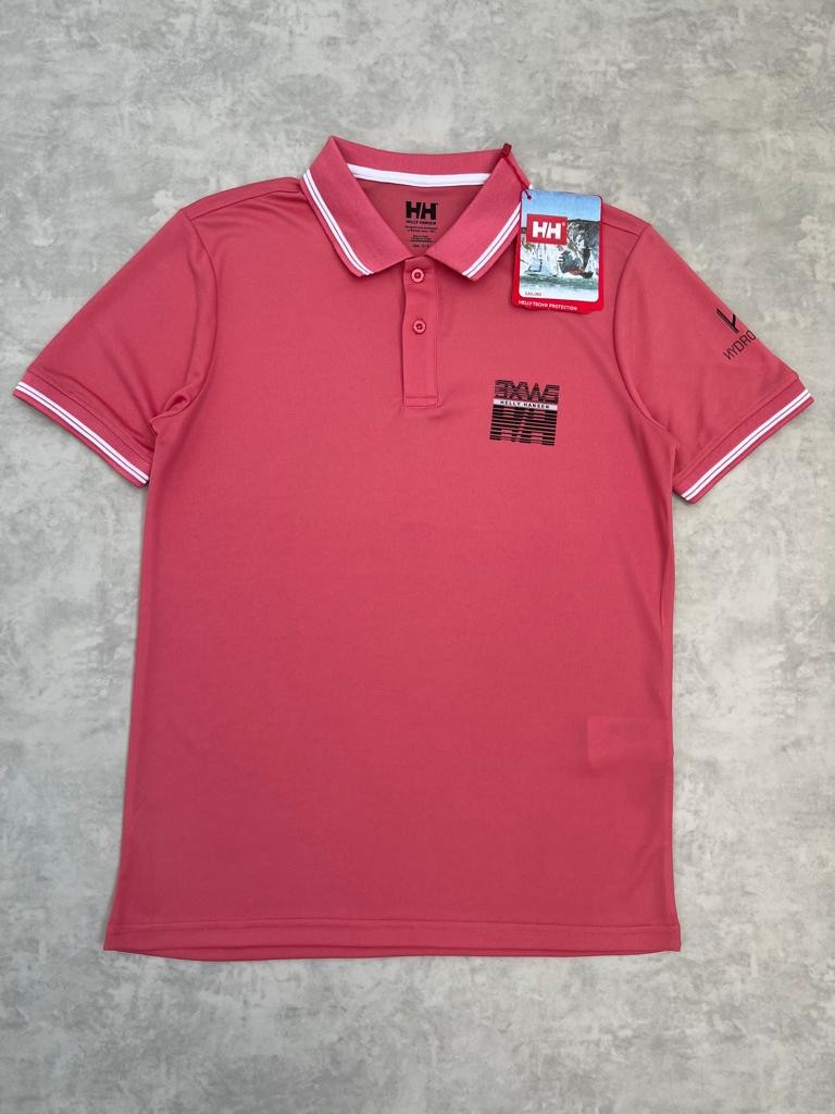3XW5 HYDROPOWER Clima Cool (Nefes Alan) Polo Yaka Ligt Pink T-shirt