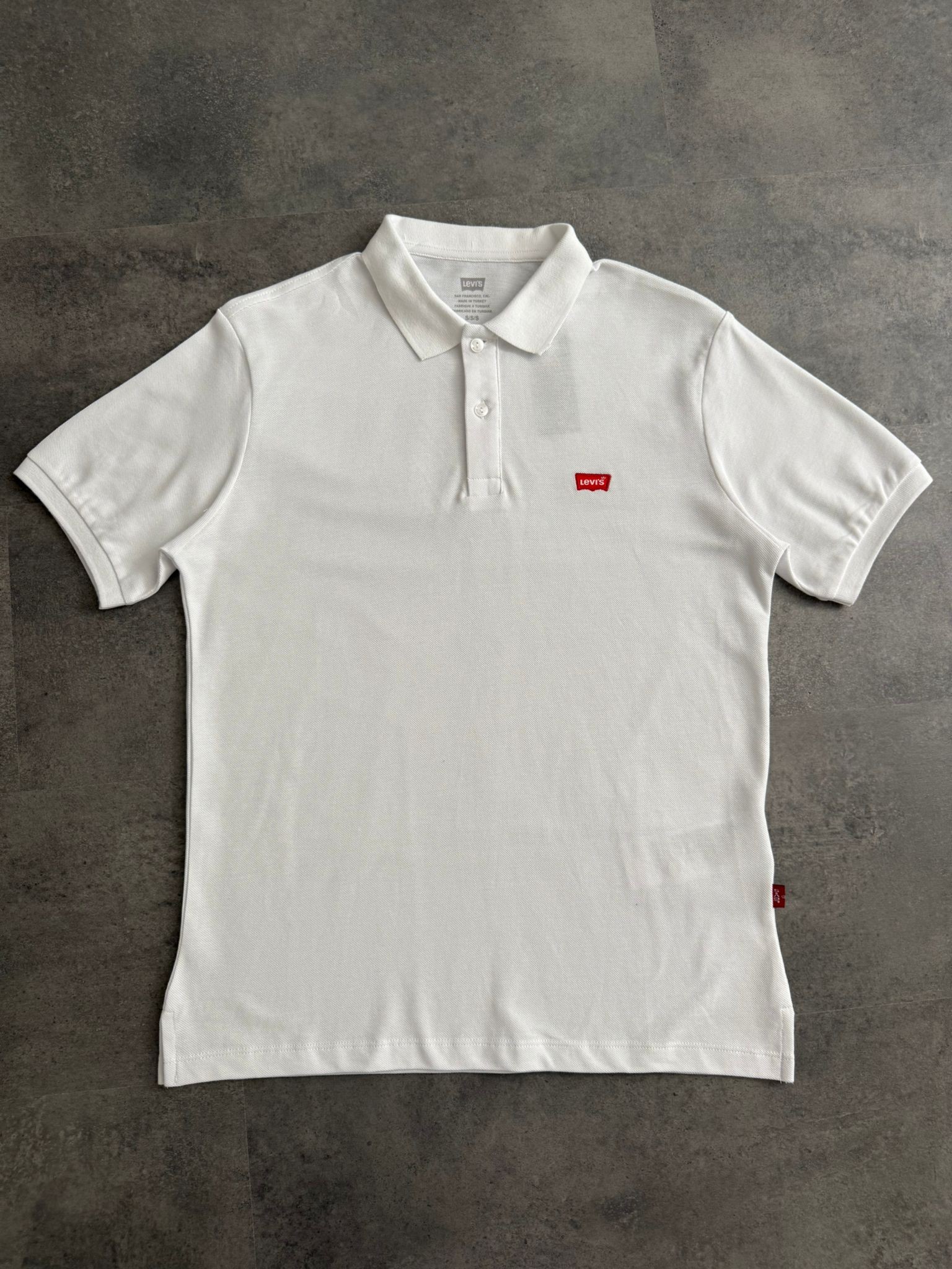Yeni Sezon Basic Mini Logo Polo Yaka - BEYAZ