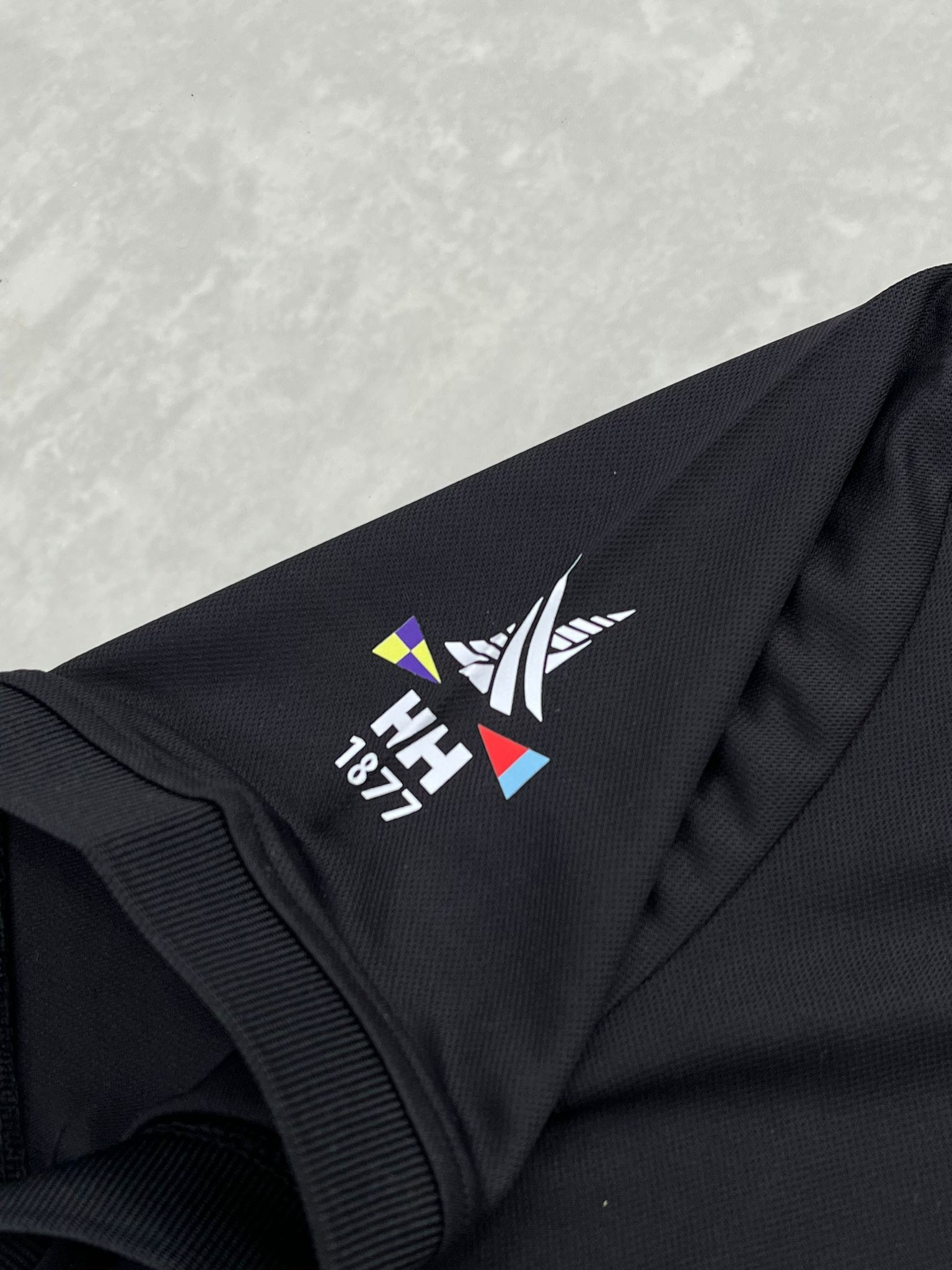 Clima Cool (Nefes Alan) Kol Detaylı Polo Yaka Black  T-shirt