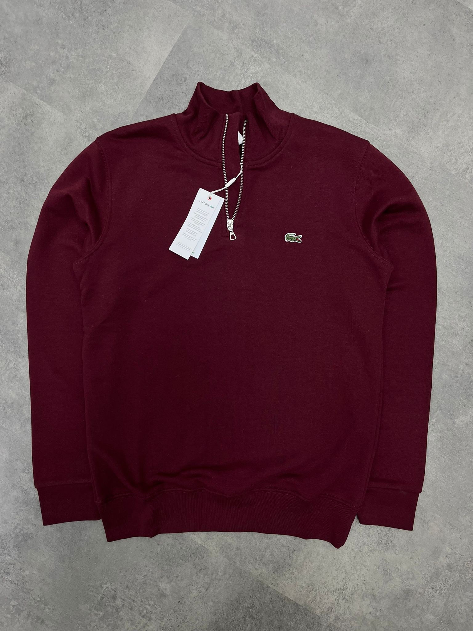 Yeni Sezon Basic Half Zip  Classic Mini Logo Sweatshirt