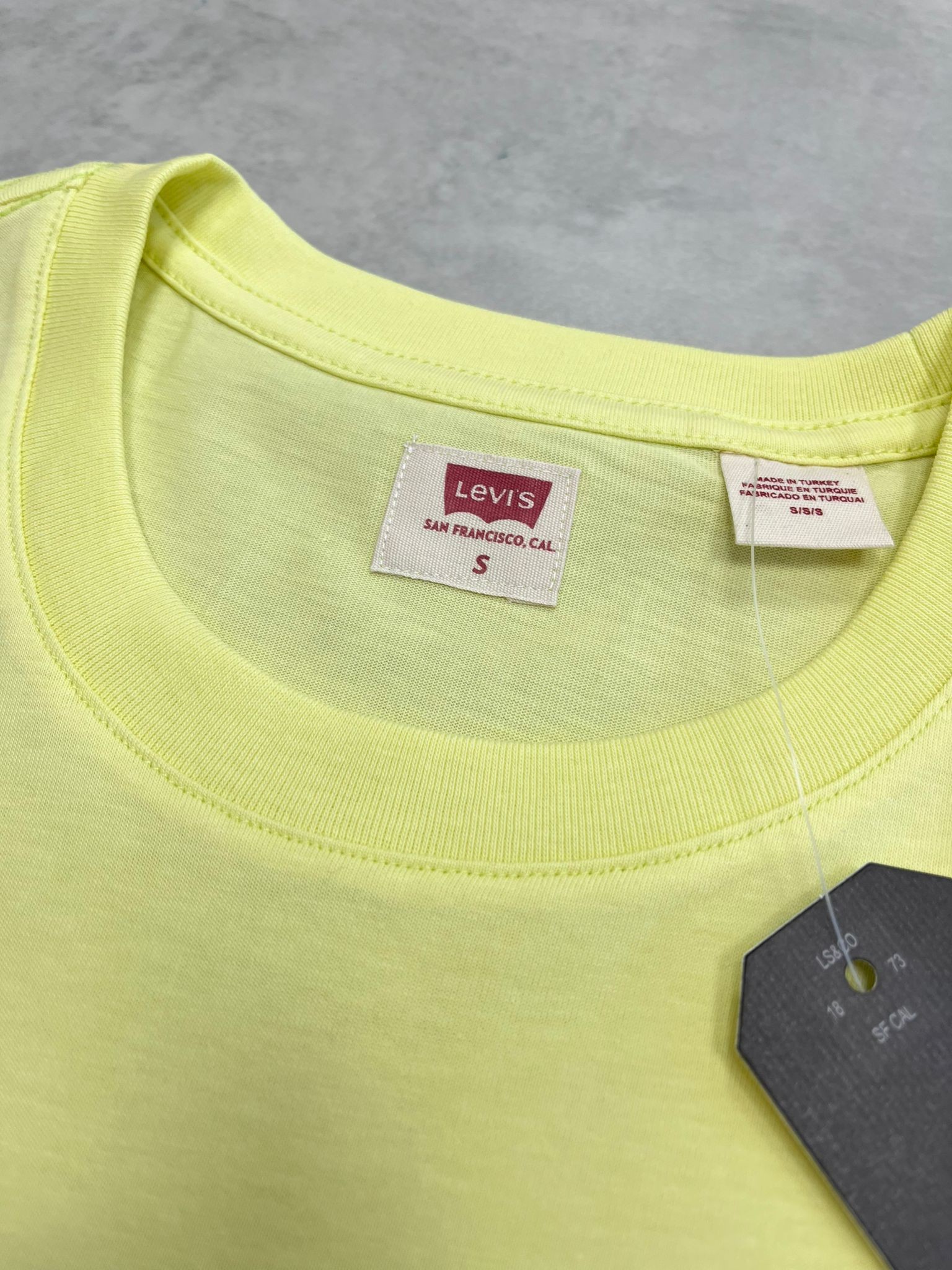 Mid Icon Logo Basic Sarı T-shirt
