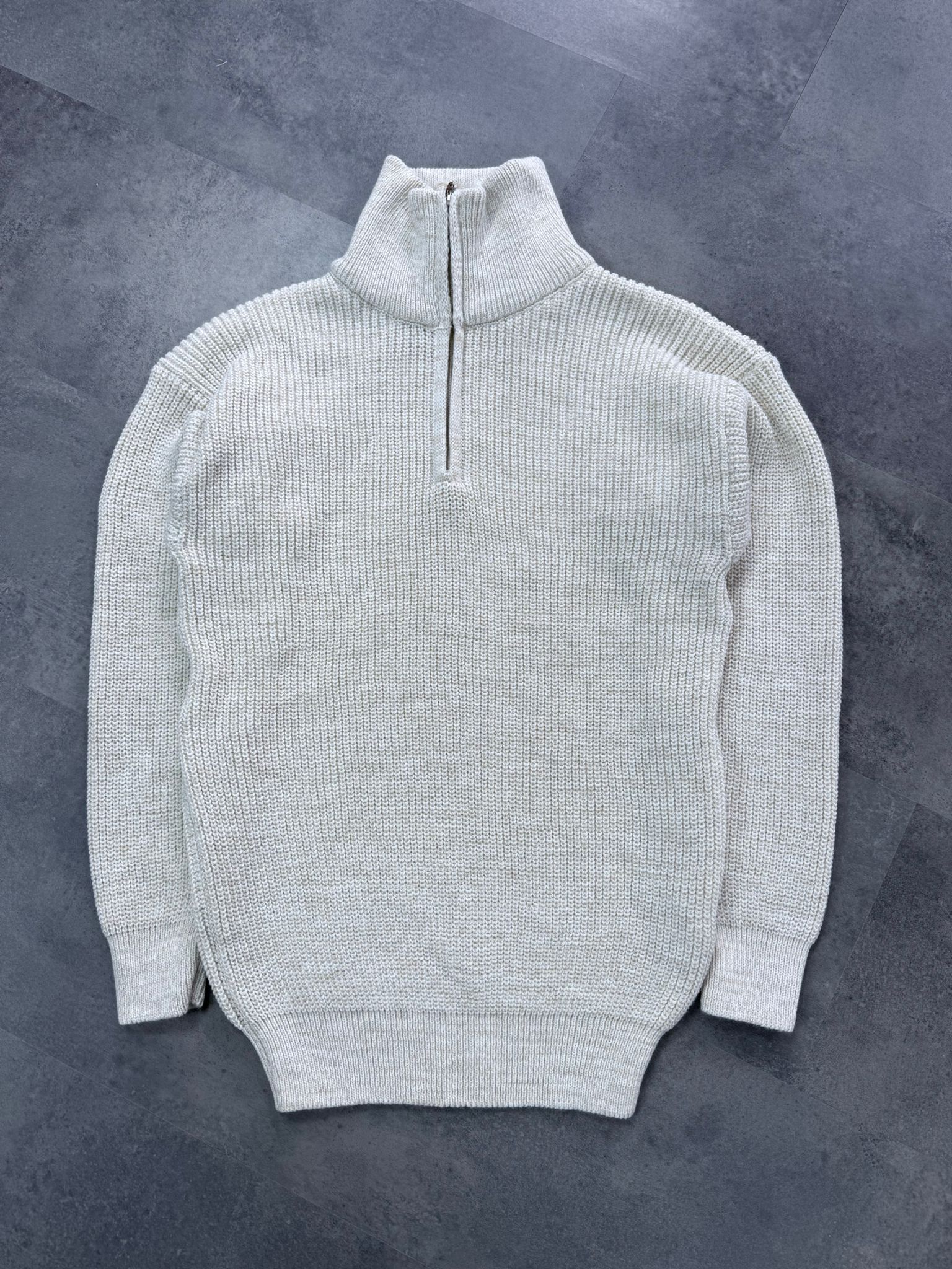 Yeni Sezon Yarım Fermuarlı Özel Örgü Yün Kazak