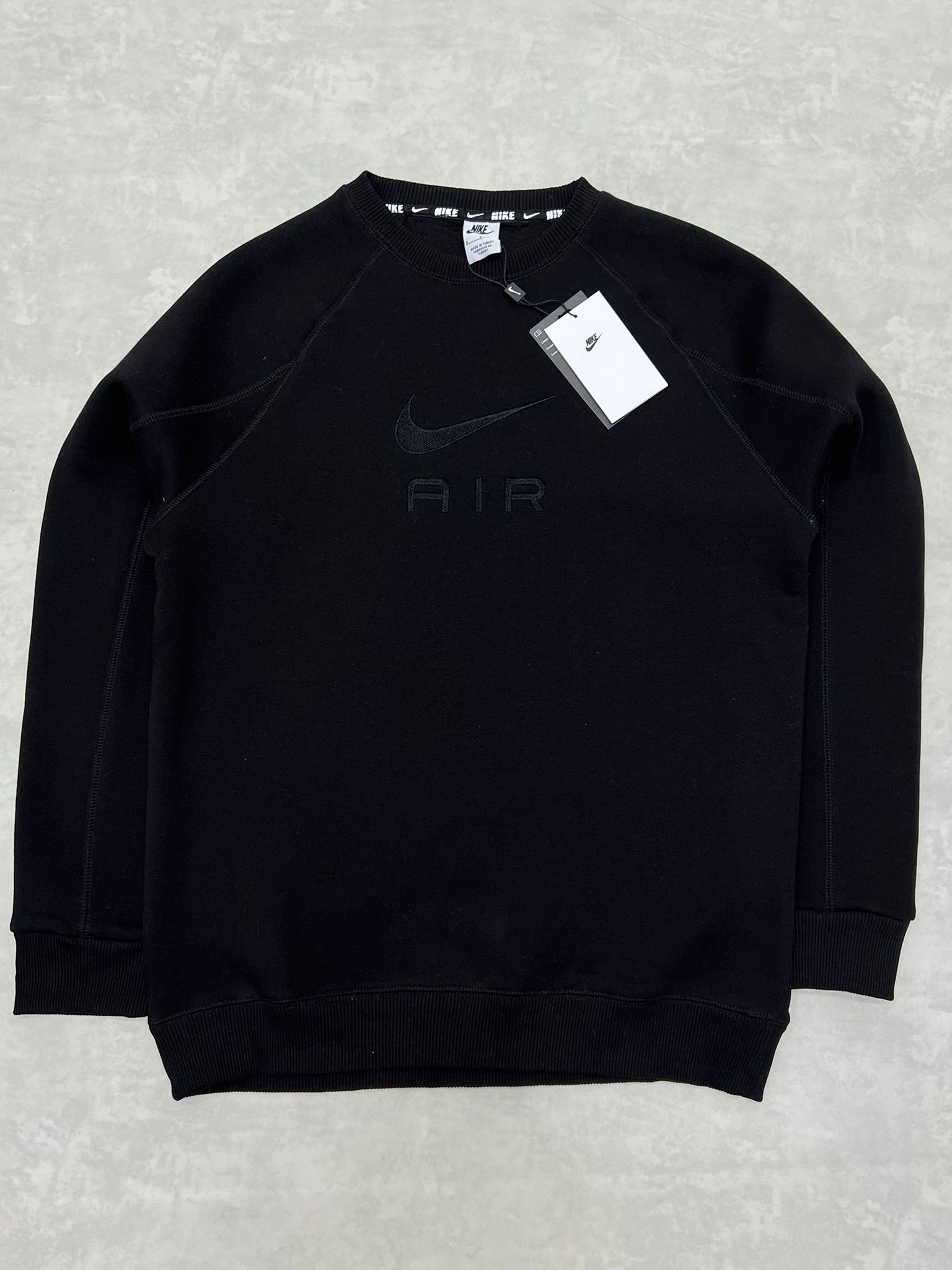 Air Mid Icon Logo Black Sweatshirt