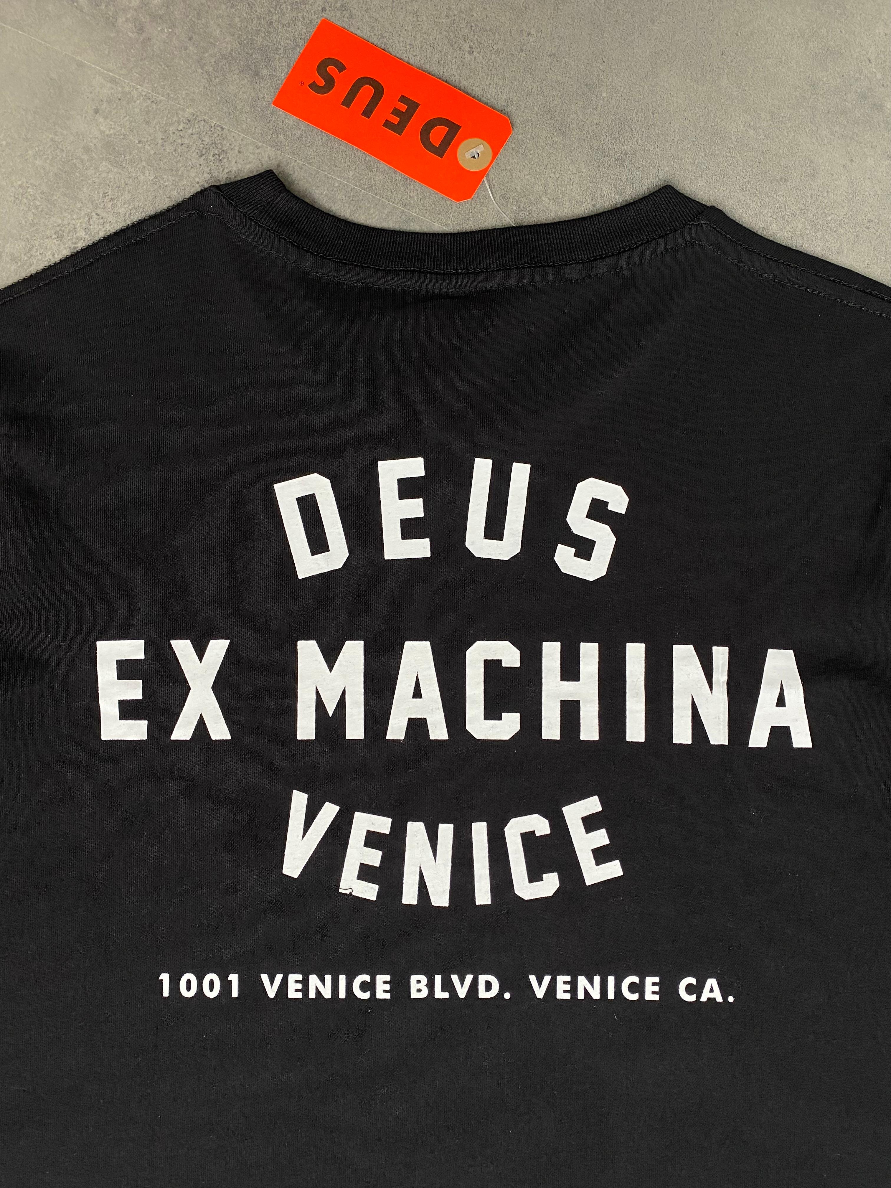 Yeni Sezon Ex Machina Venice Skull Black T-shirt