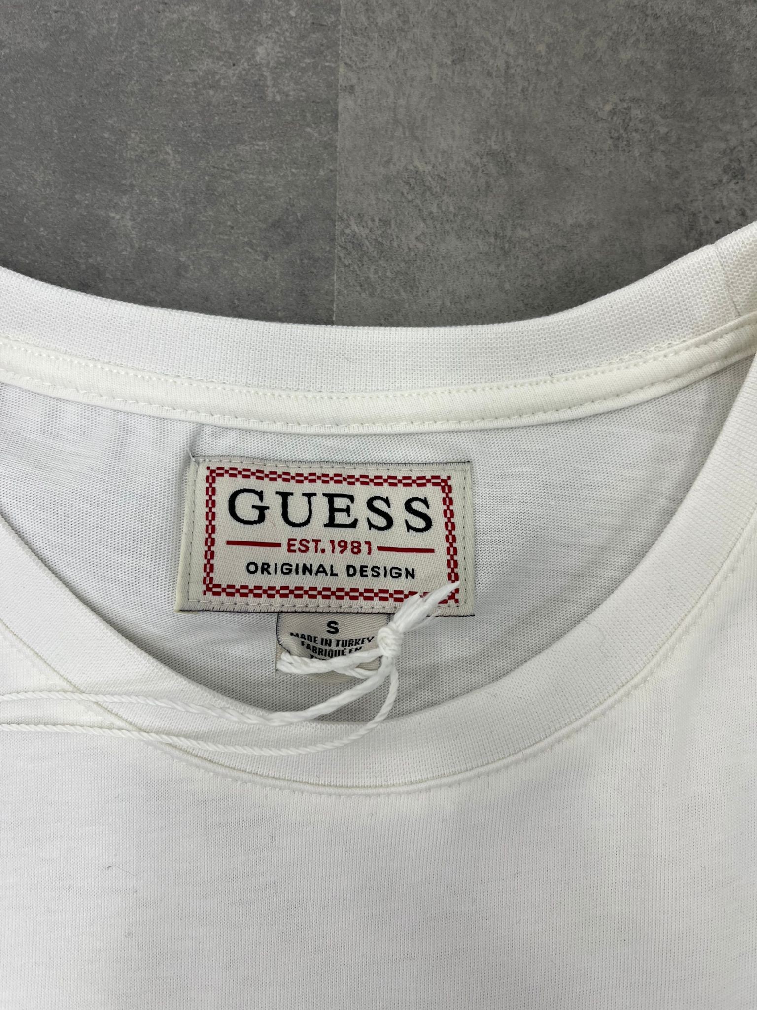 Yeni Sezon Ton To Tone  Mid Icon Logo Cream T-shirt