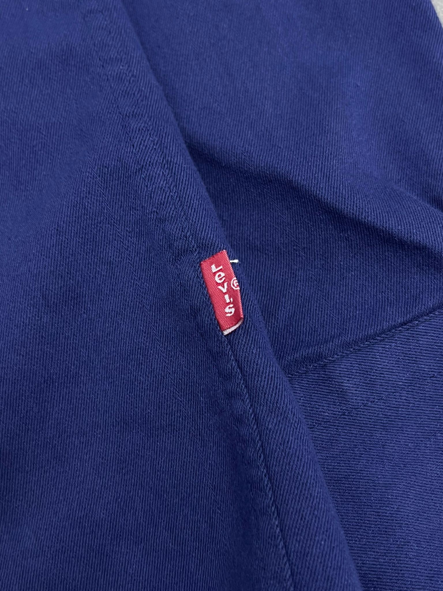 Yeni Sezon Organik Pamuk Likralı  Navy Blue Gömlek