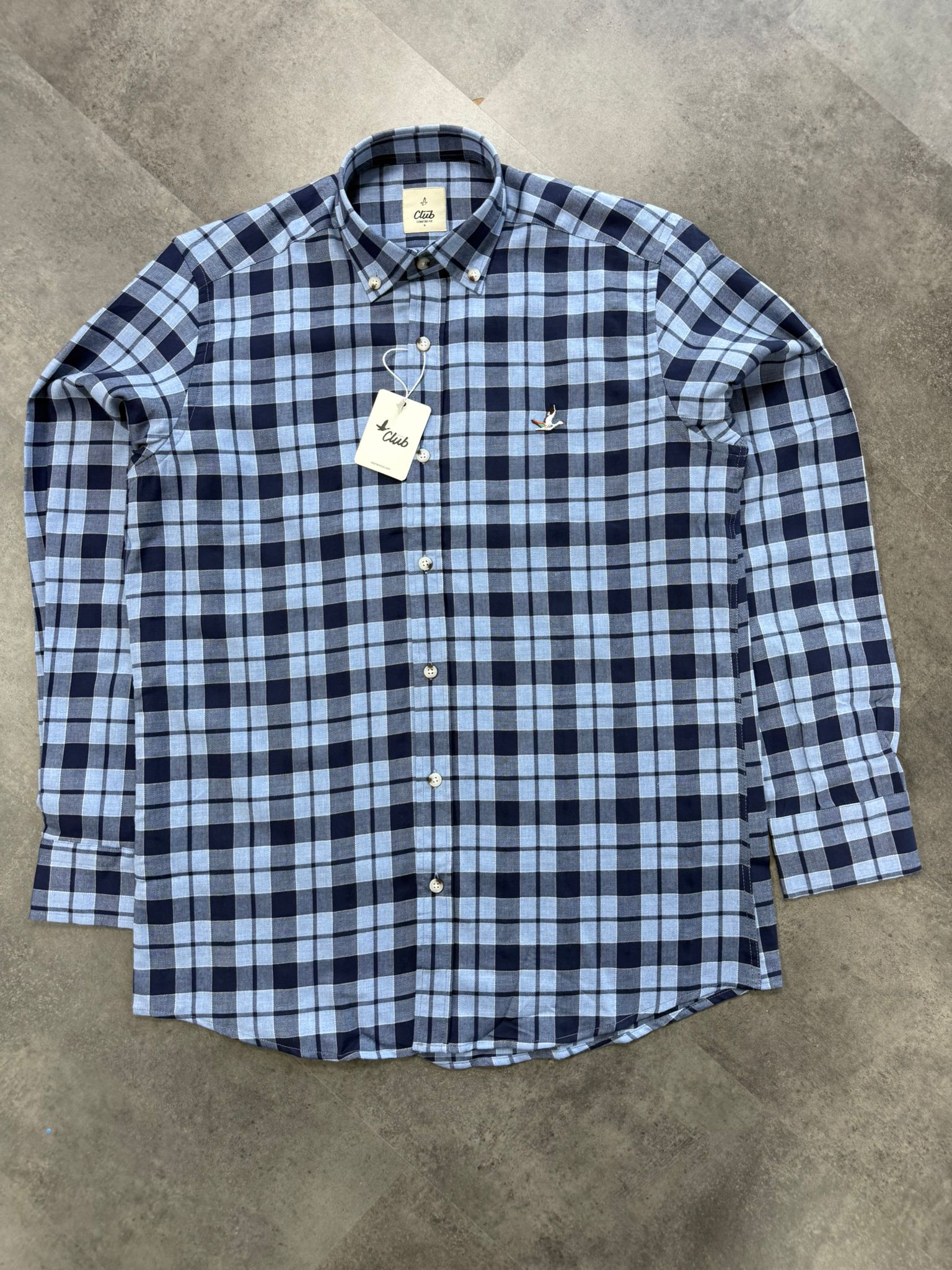 Yeni Sezon Basic Mini Logo Pamuk Oxford Gömlek - 1