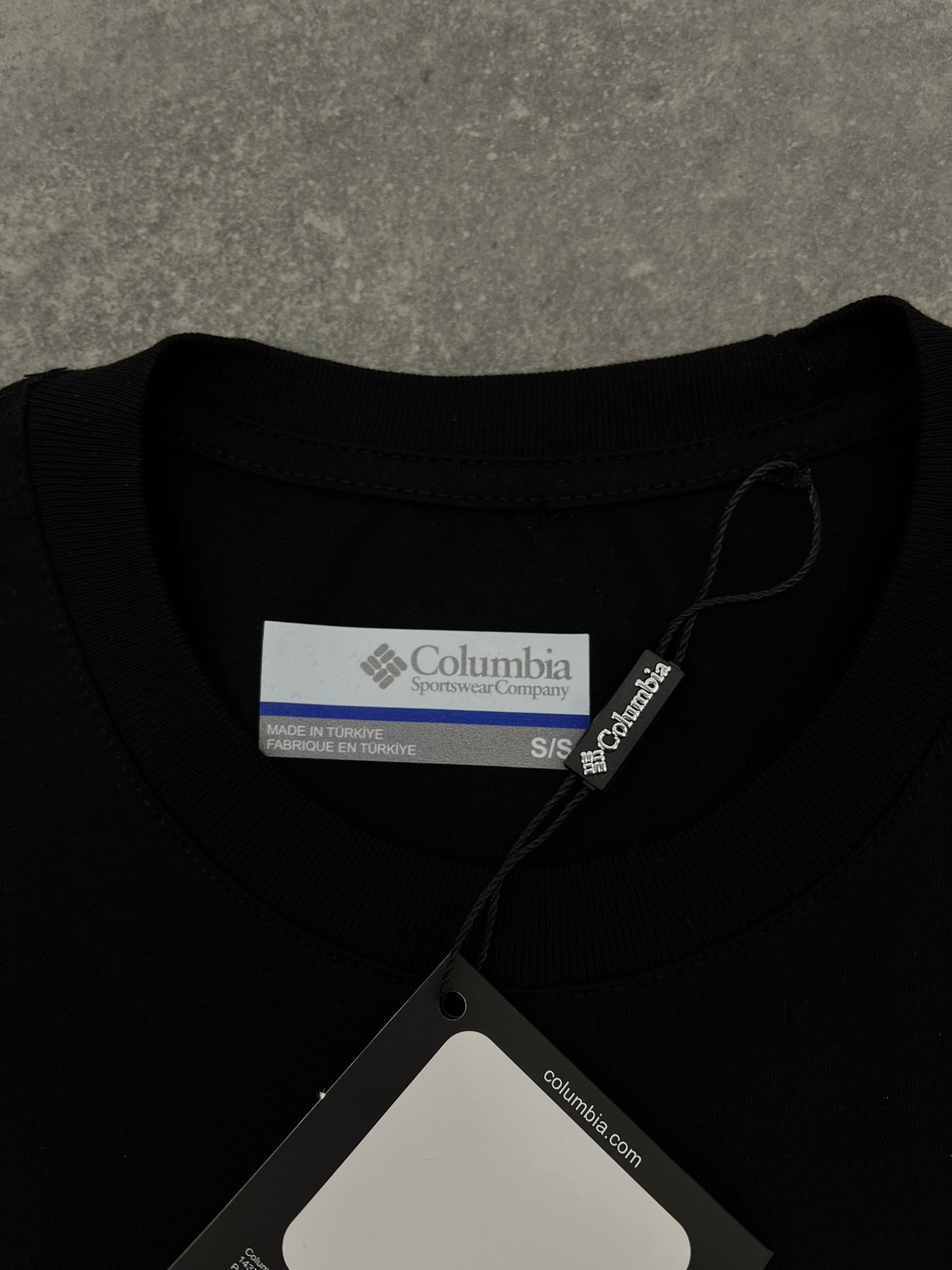 Yeni Sezon Basic Mini Logo Classic Black T-shirt