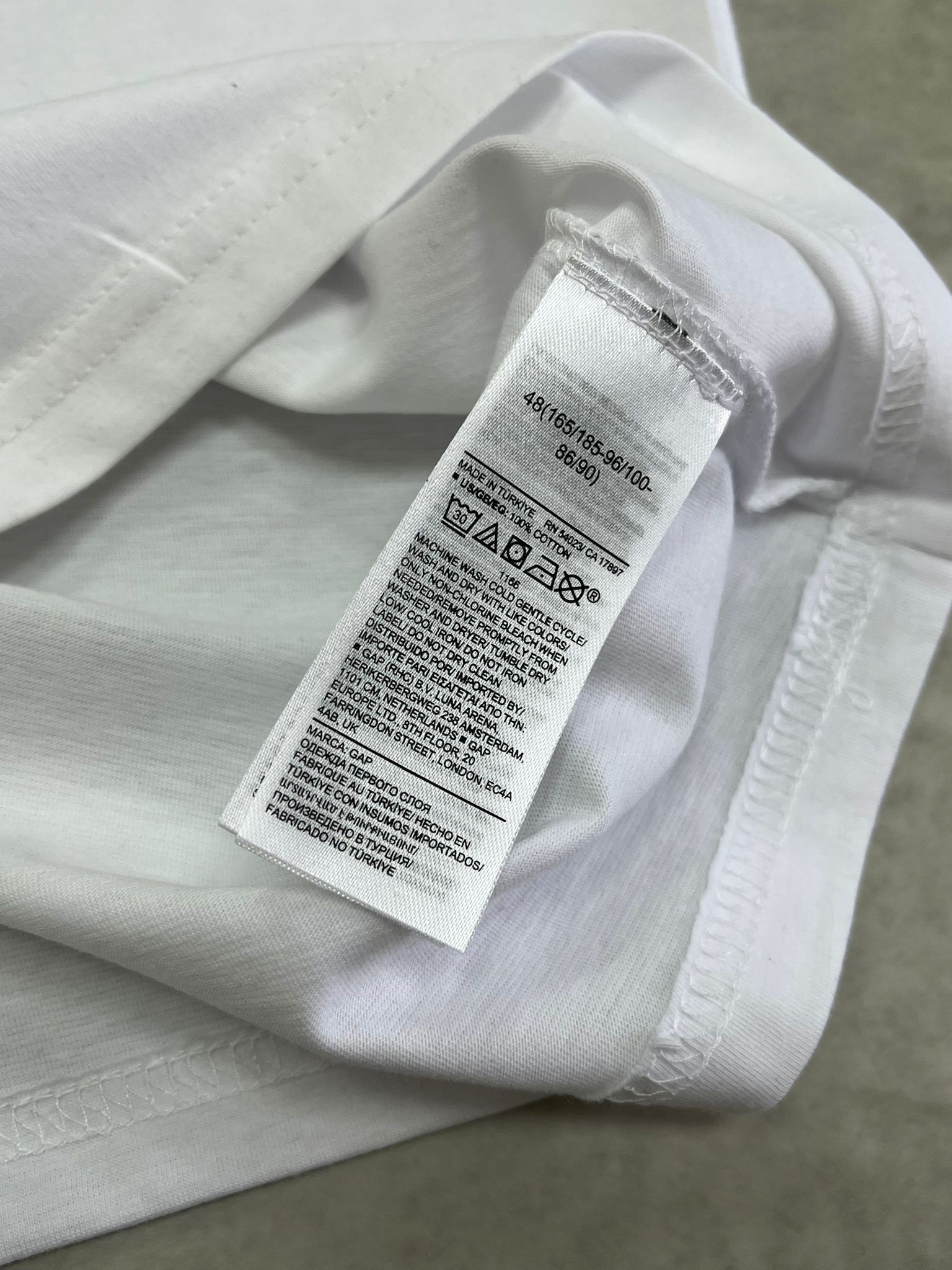 Original Classic Athletic White  T-shirt