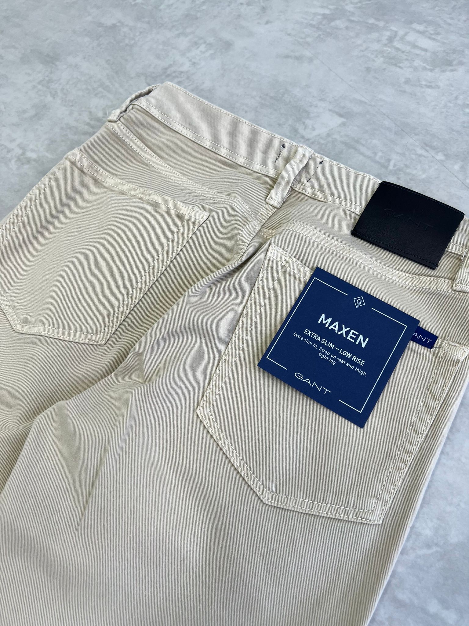Classic Sports Wear Cream Kot  Pantalon 