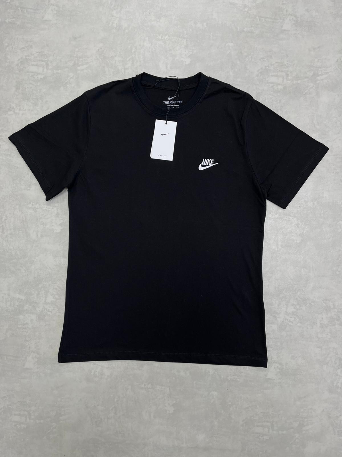 Mini Nakış Logo Black T-shirt
