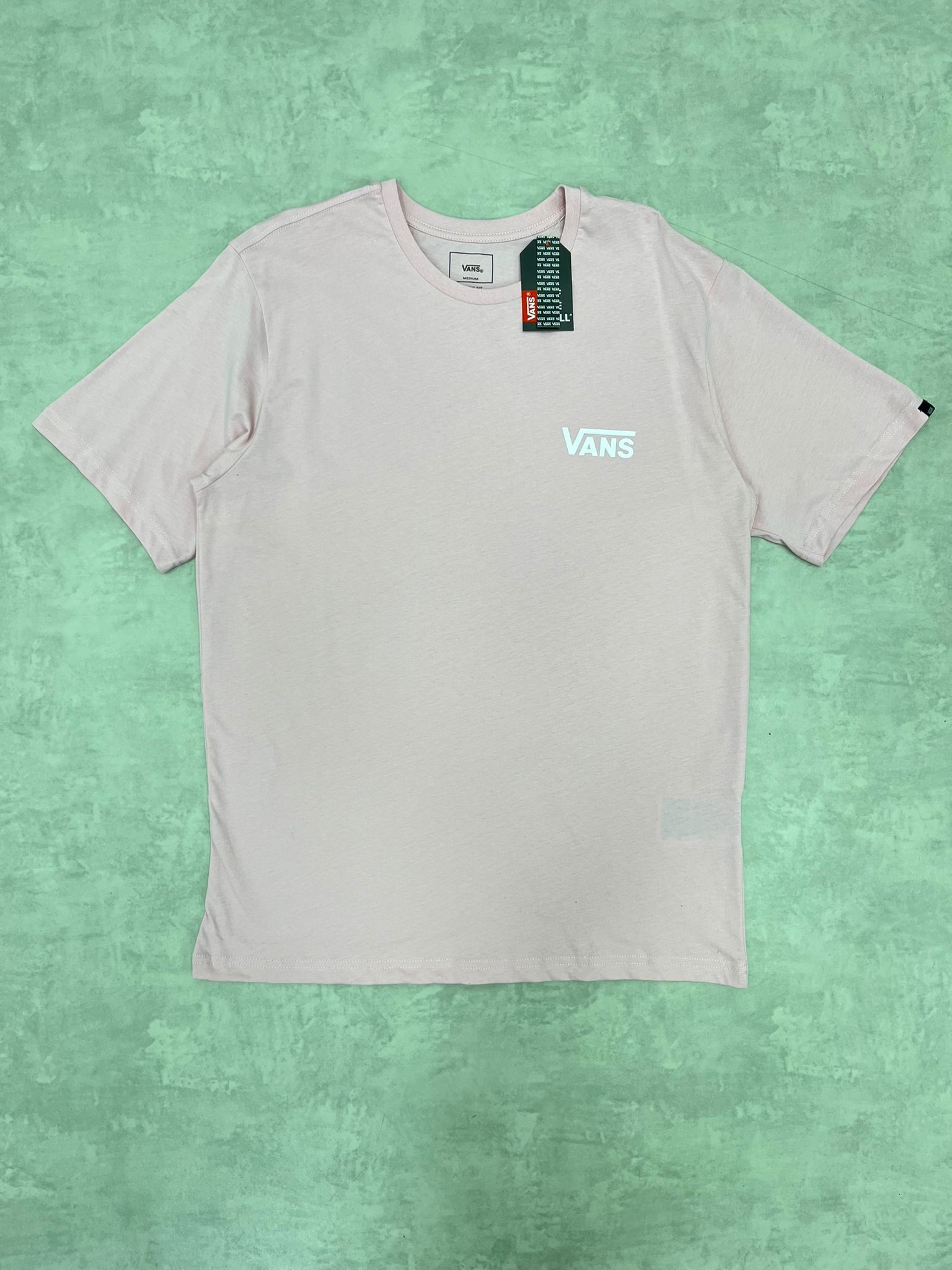 Yeni Sezon Basic Mini Logo Classic Pink T-shirt