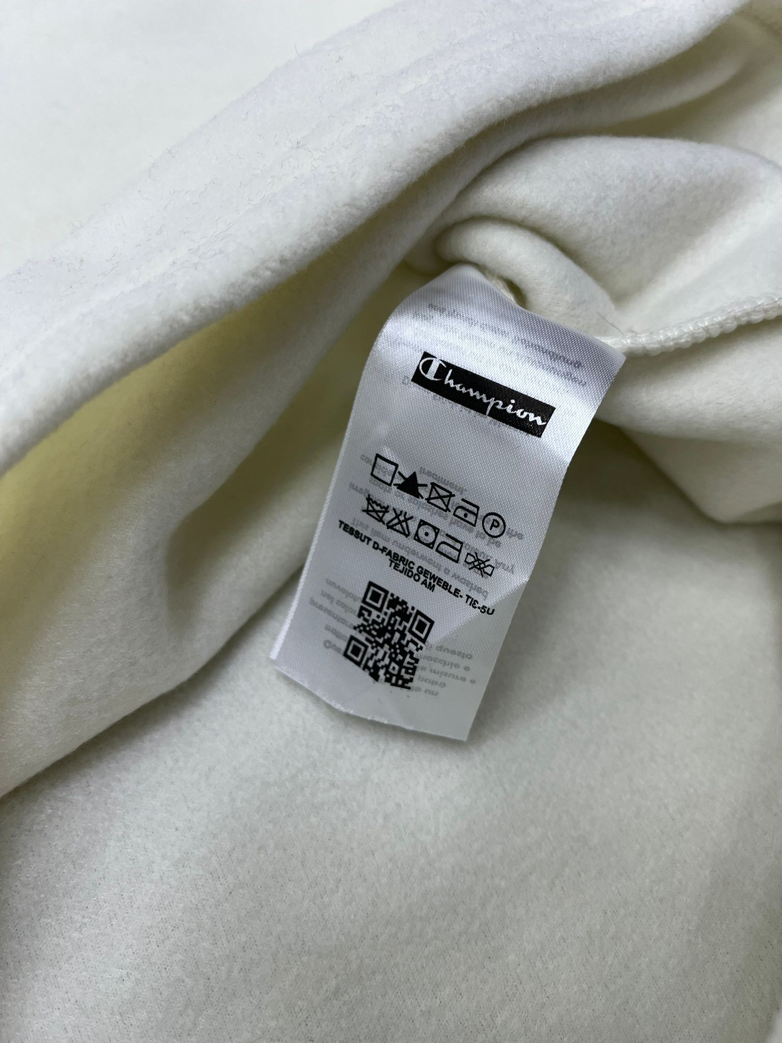 Ton To Tone Nakış Logo Yarım Fermuarlı Cream Polar