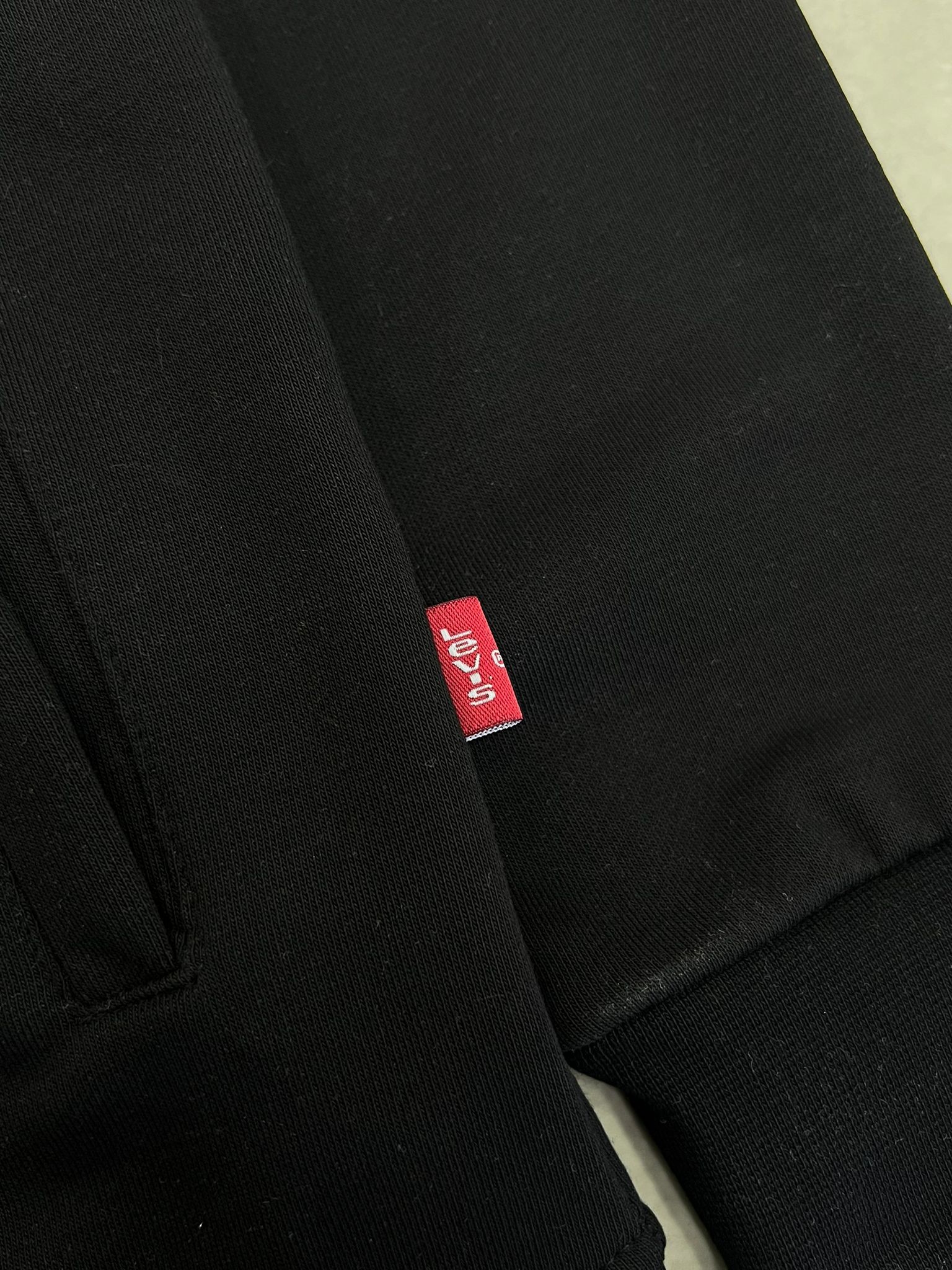 Tam Fermuarlı Patch Mini Logo Black  Ceket