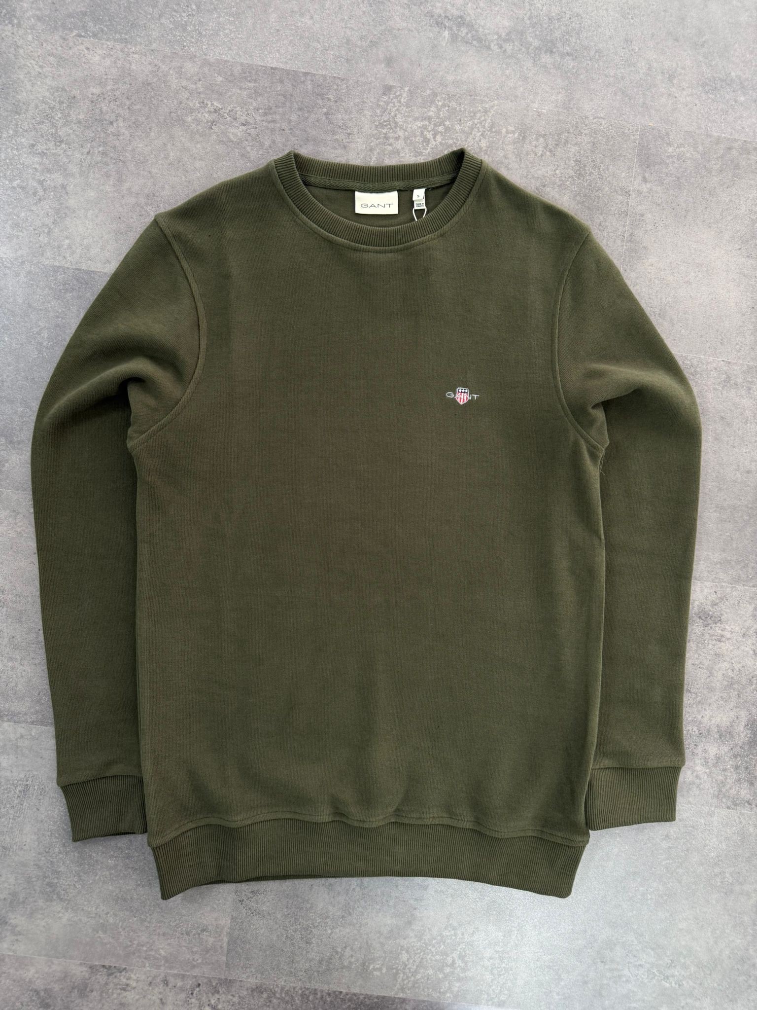 Yeni Sezon Selanik Ceast Logo Sweatshirt - HAKİ