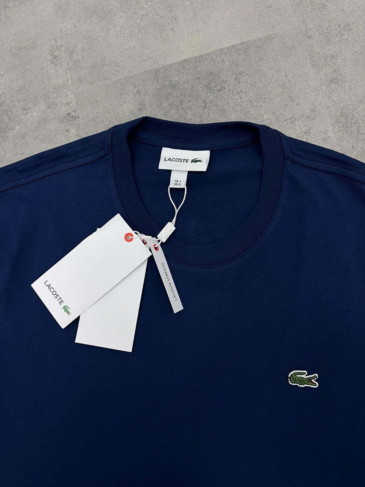 Yeni Sezon Basic Mini Logo Classic  Navy Blue  T-shirt