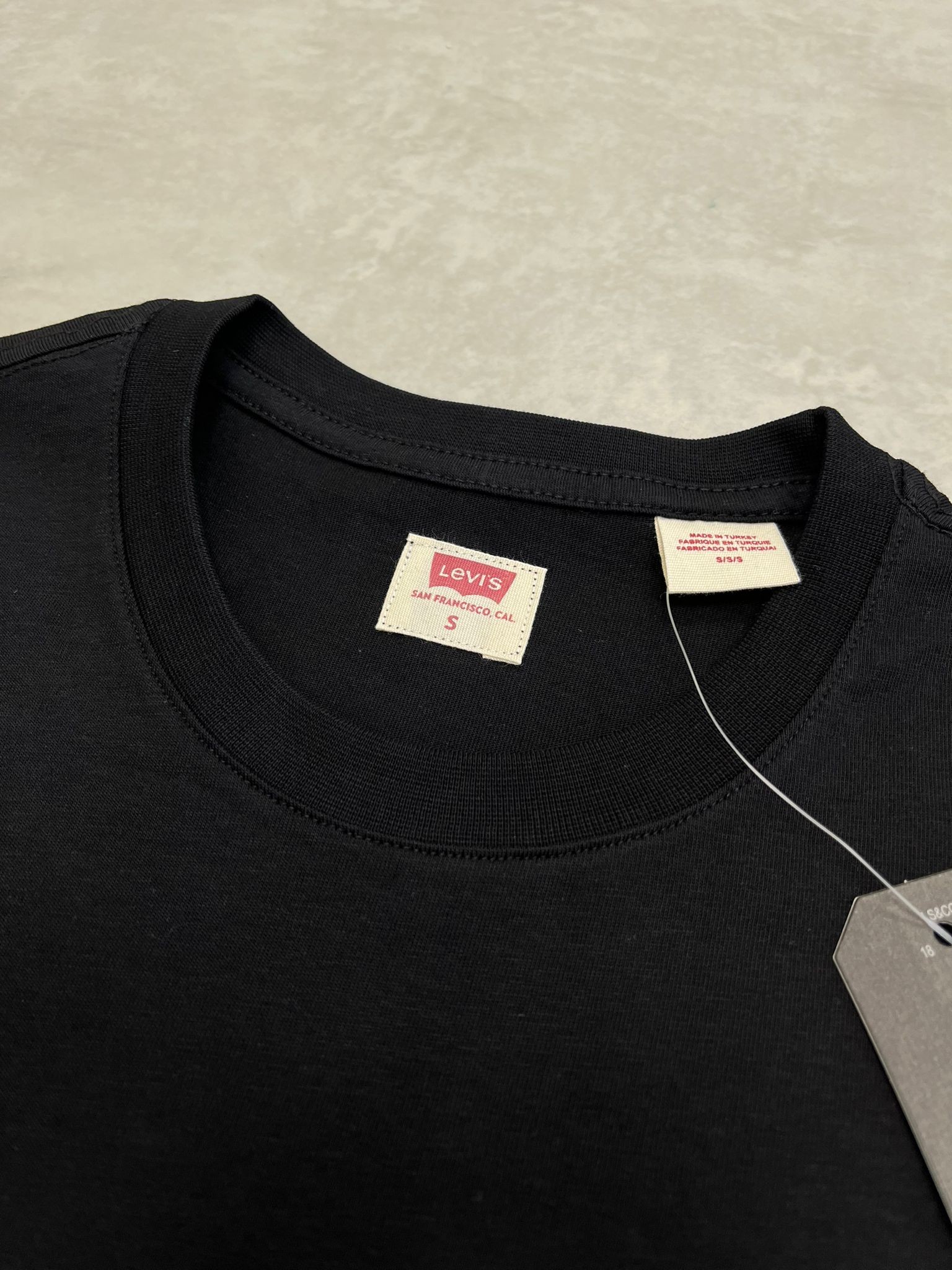 Mid Icon Logo Basic Siyah T-shirt