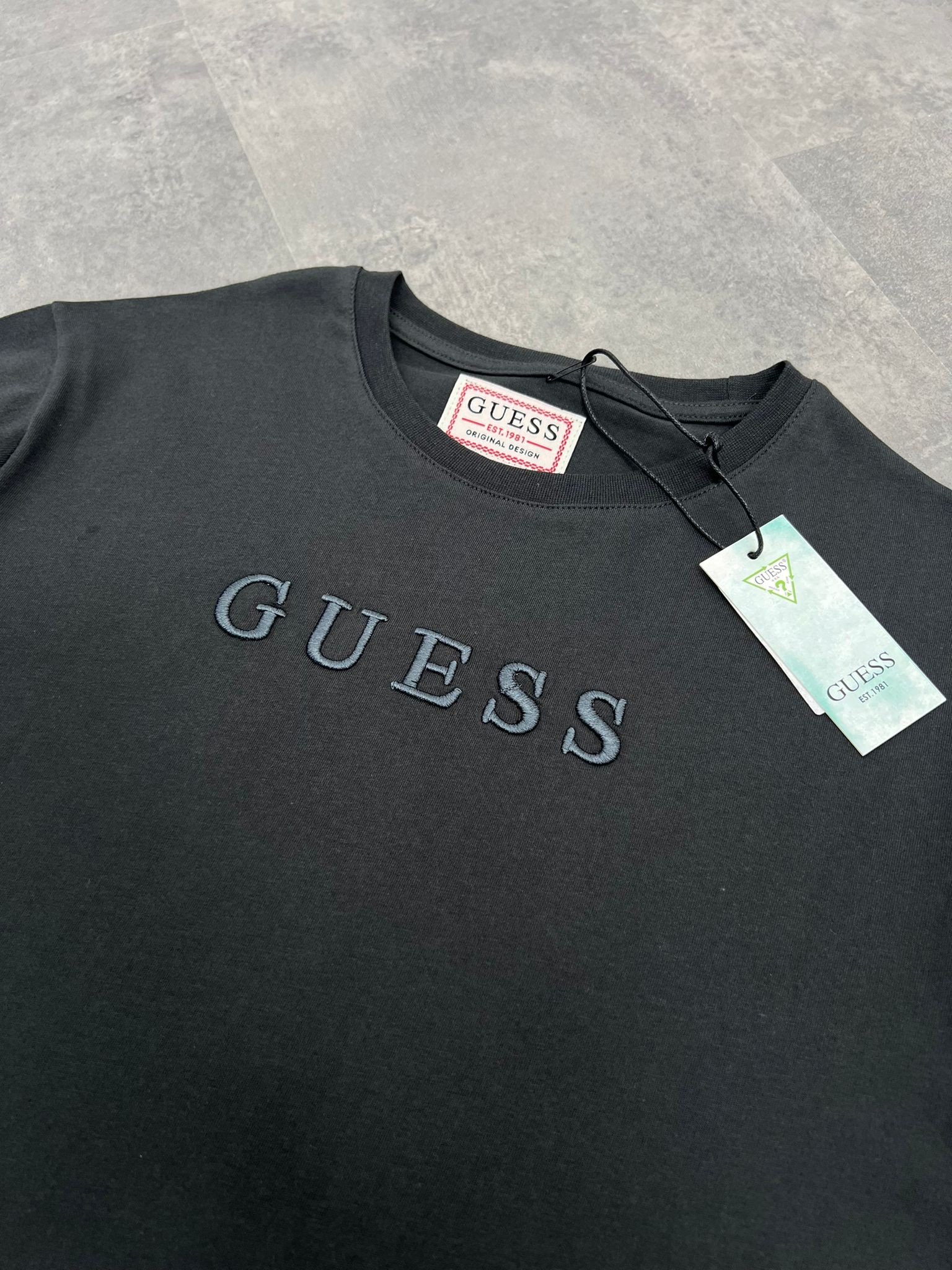 Yeni Sezon Ton To Tone  Mid Icon Logo Antrasit T-shirt