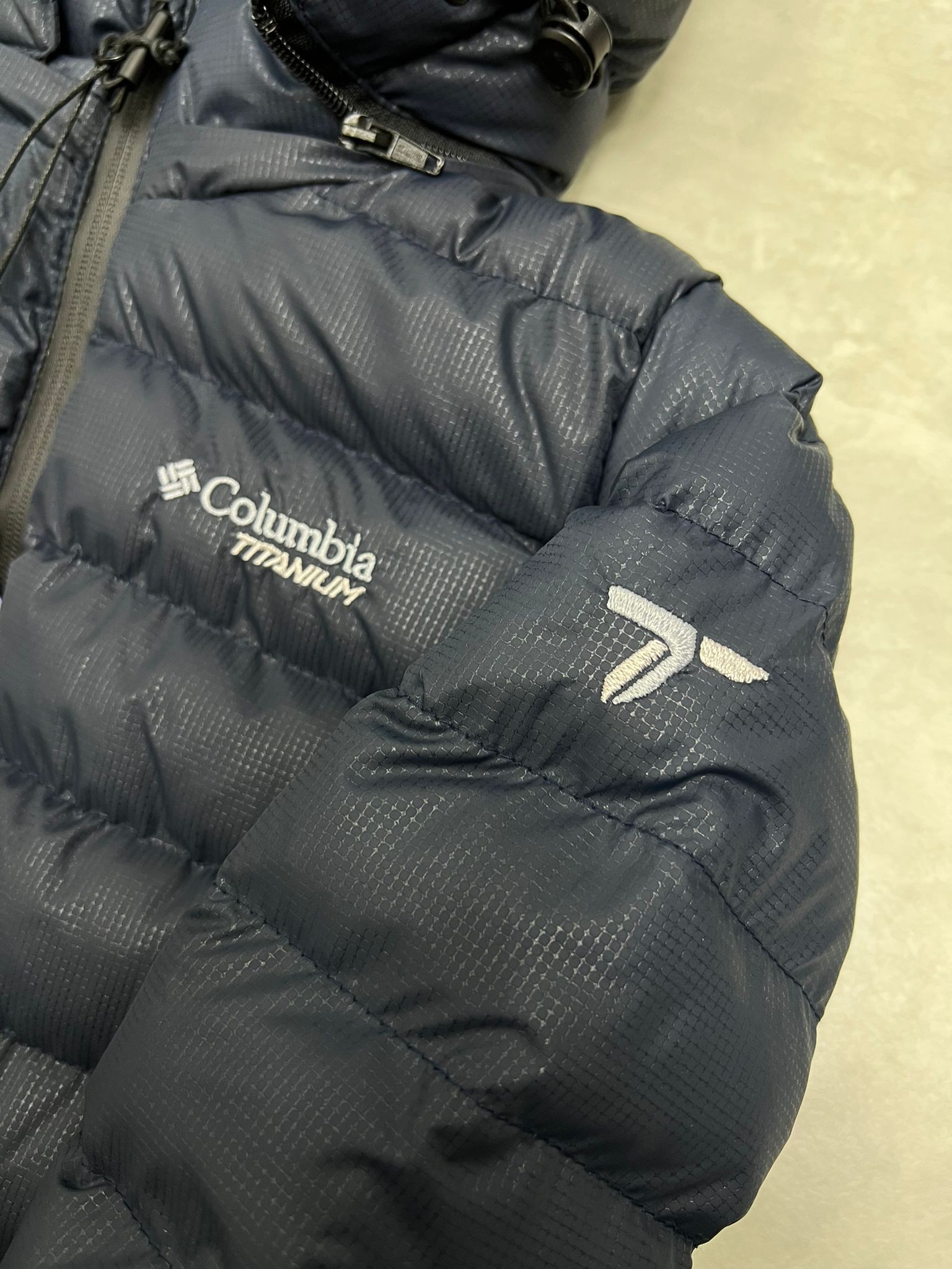 Çocuk 3D Termal Limited Edition Tıtanıum Omni Heat Navy Blue Kapşonlu Mont