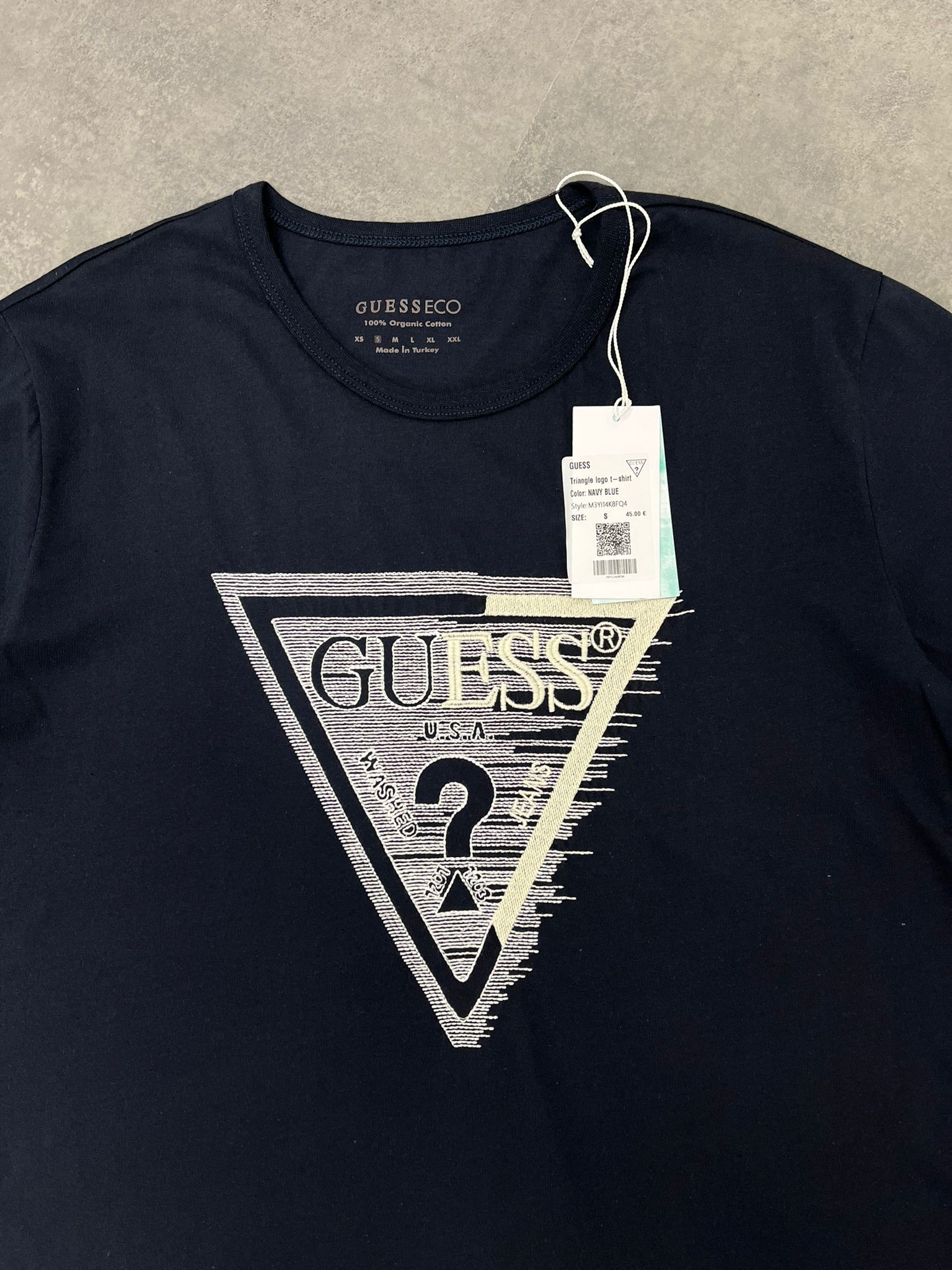 Yeni Sezon Usa Washed Jeans  Navy Blue T-shirt