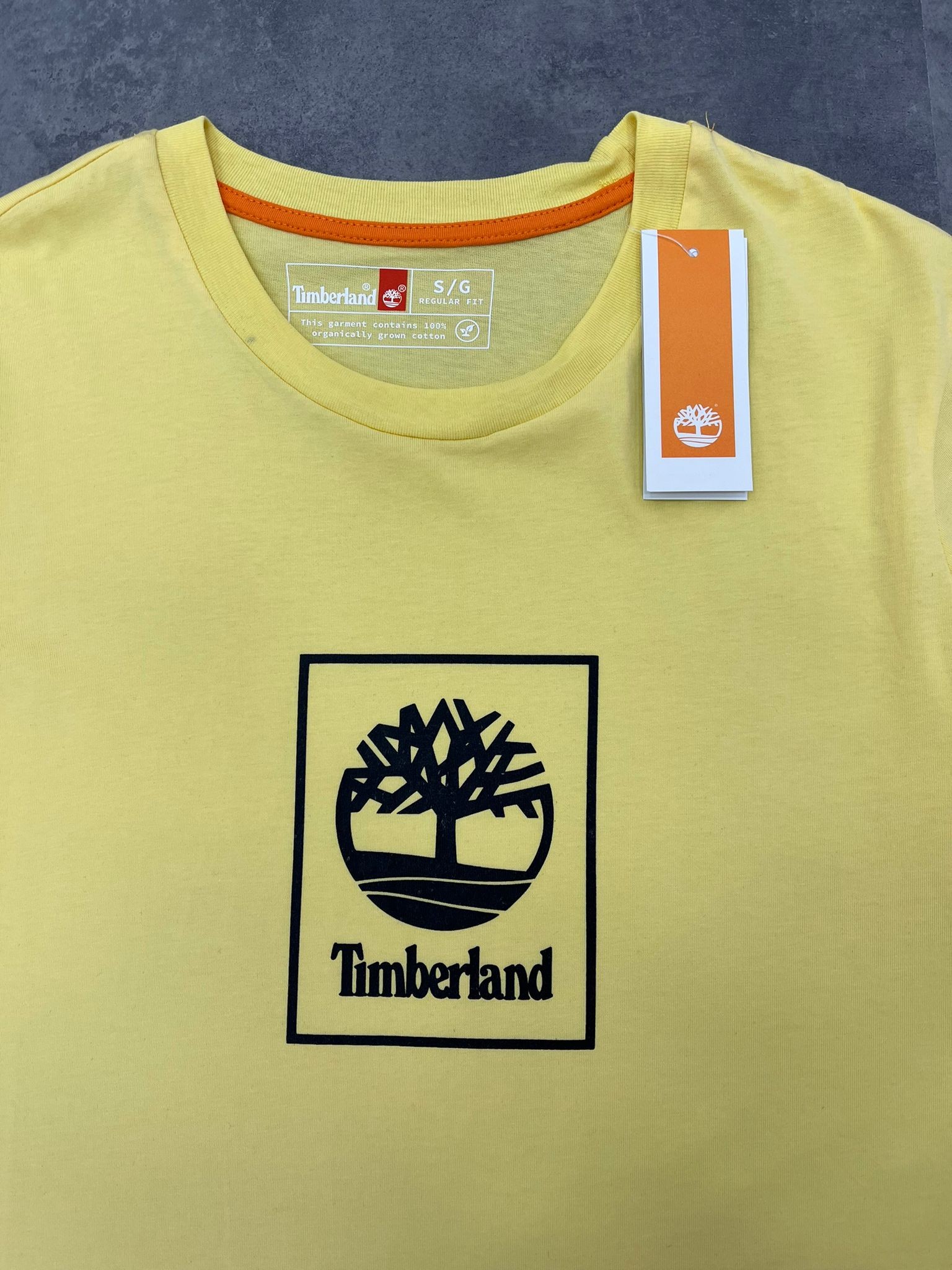 Yeni Sezon Mid Icon Logo Yellow T-shirt