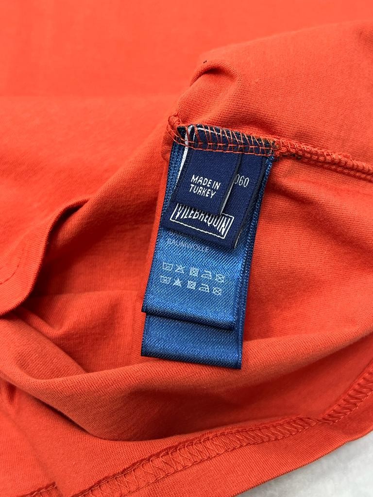 Palm Logo Printed Orange T-shirt