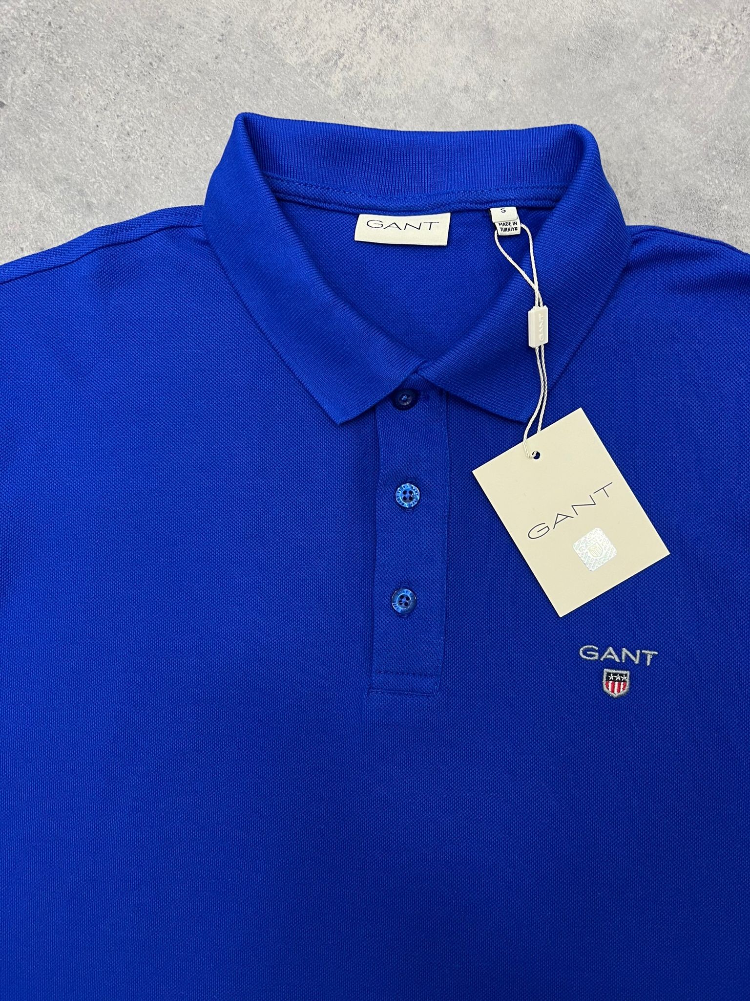 Yeni Sezon Ceast Basic Logo Blue Polo Yaka T-shirt