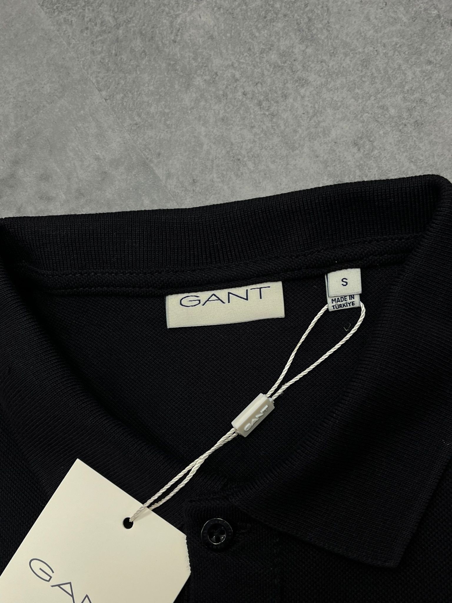 Yeni Sezon Ceast Basic Logo Black Polo Yaka T-shirt