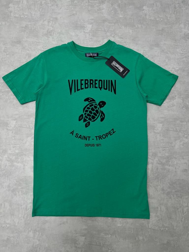 Turtle Printed Green  T-shirt