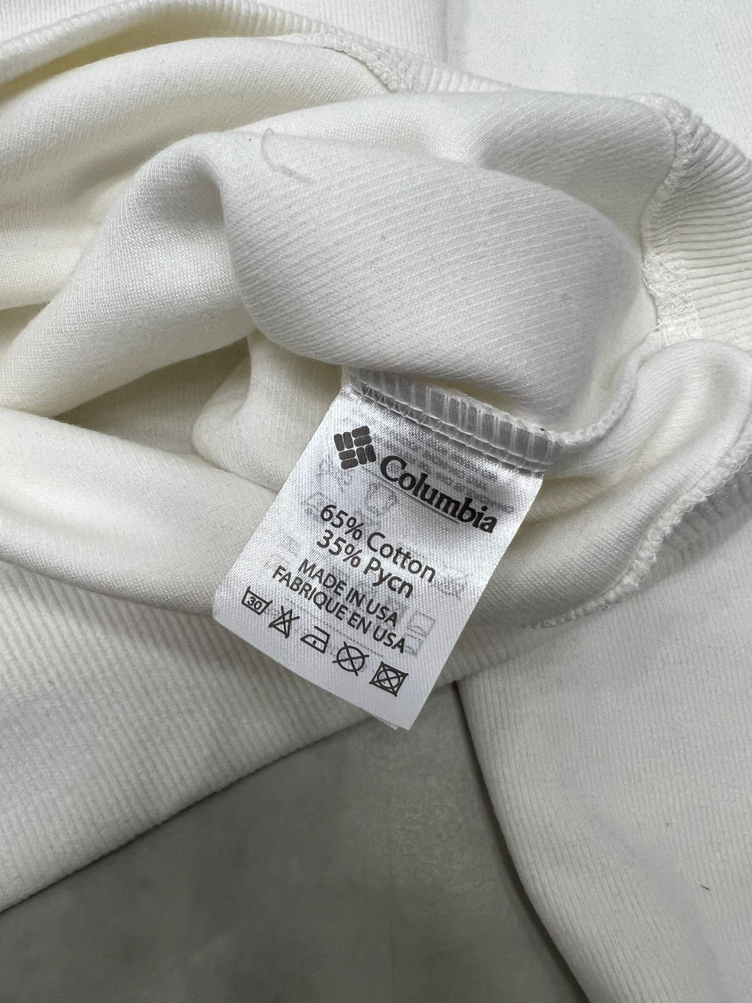 Yarım Fermuarlı Basic Selanik Kumaş Cream Sweatshirt