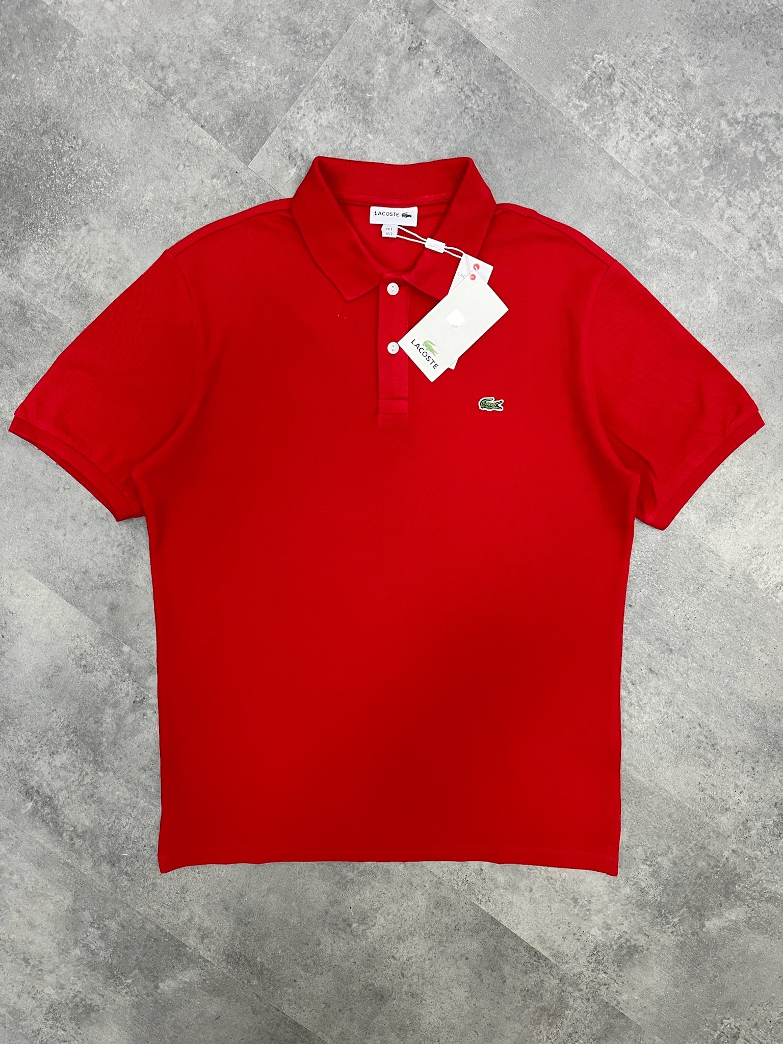 Yeni Sezon Basic Mini Essential Logo Polo Yaka T-shirt - KIRMIZI