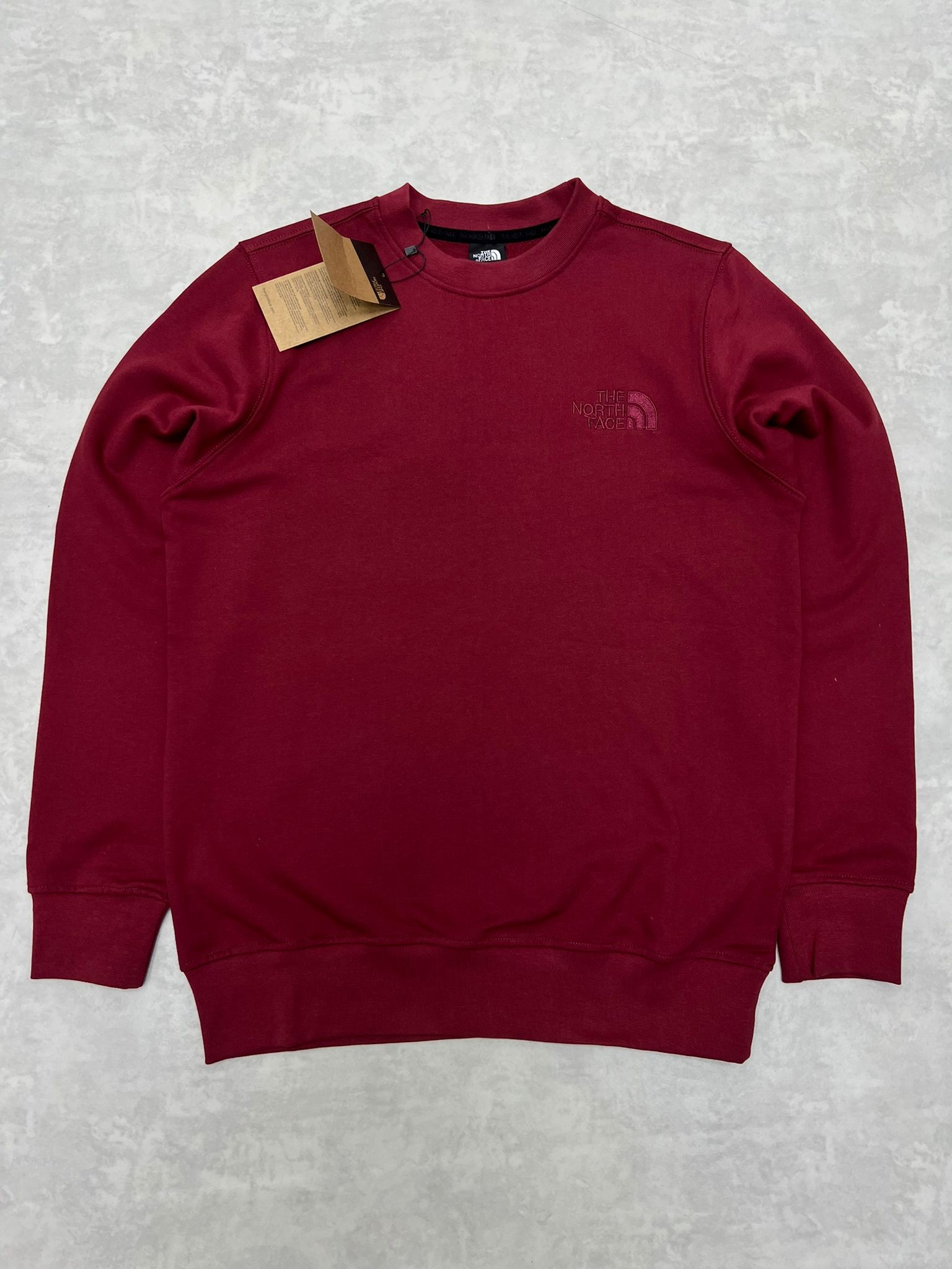 Basic Mini Logo Classic Bordo  Sweatshirt