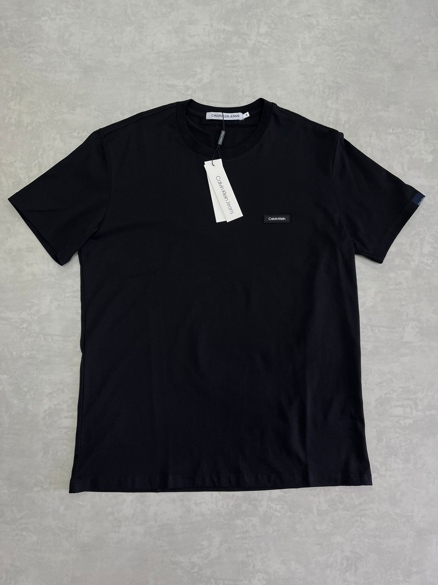 Patch Logo Basic Siyah T-shirt