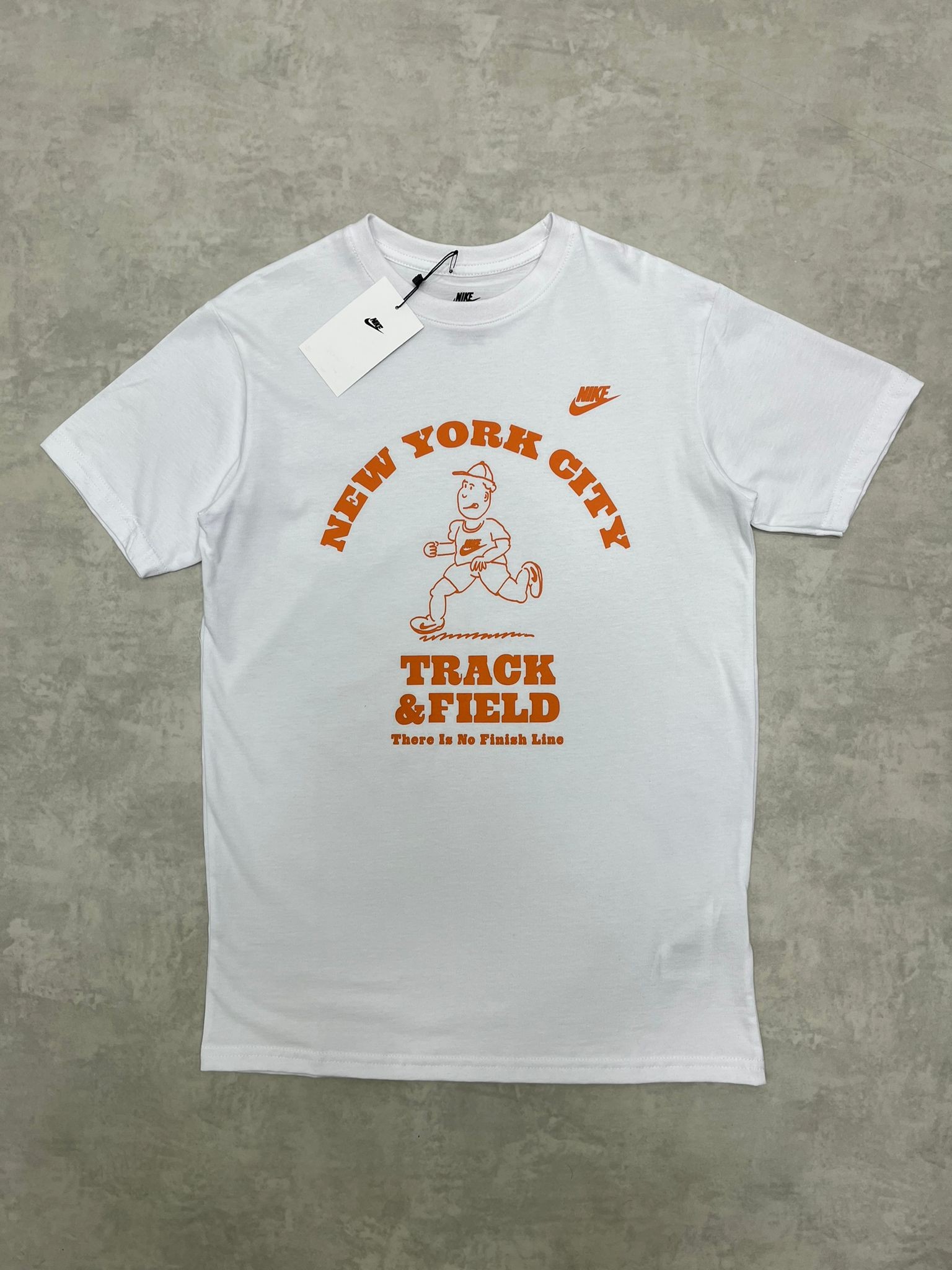 New York City Track Print White T-shirt