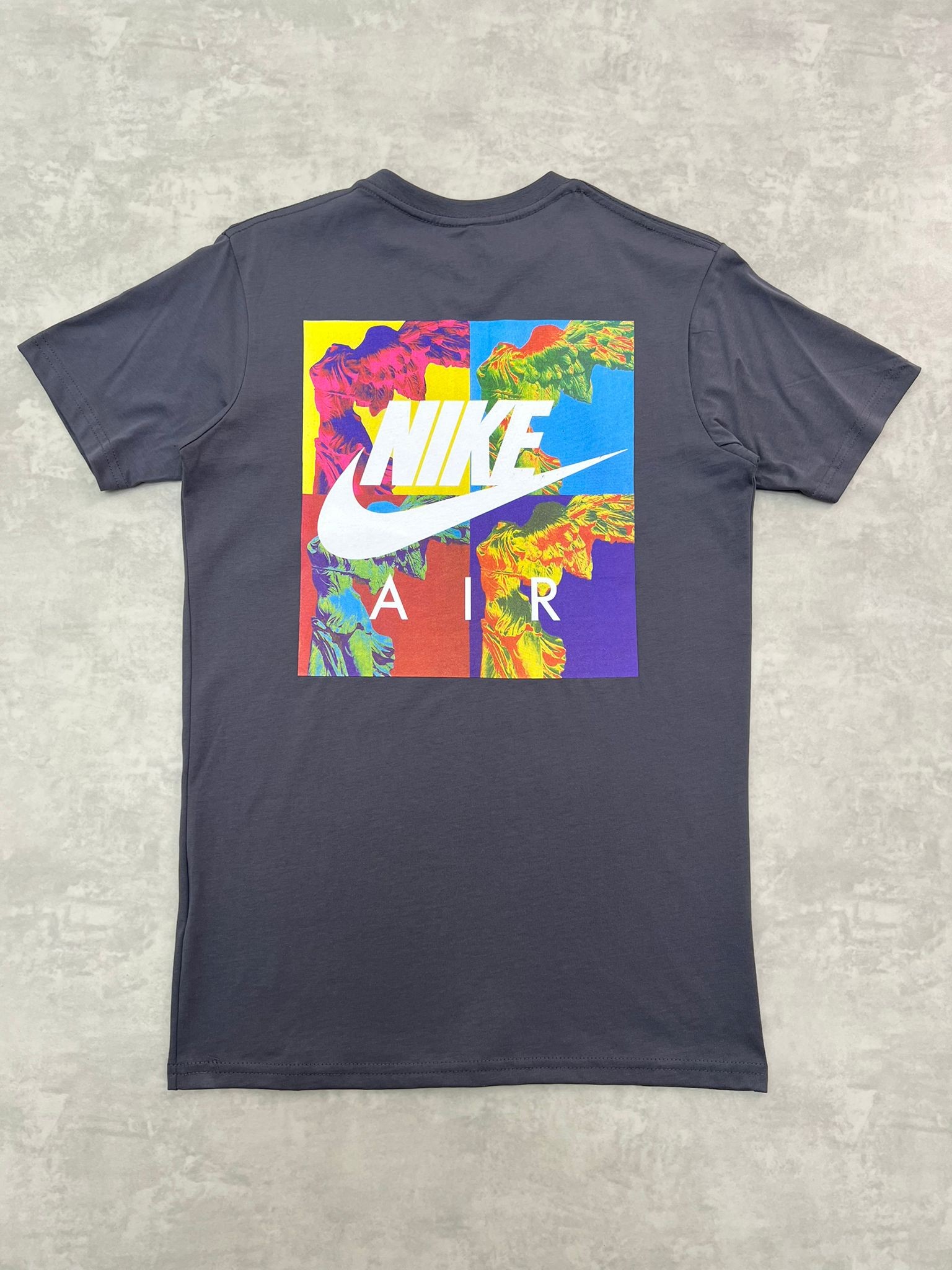 Back Print Antrasit Color Models  T-shirt