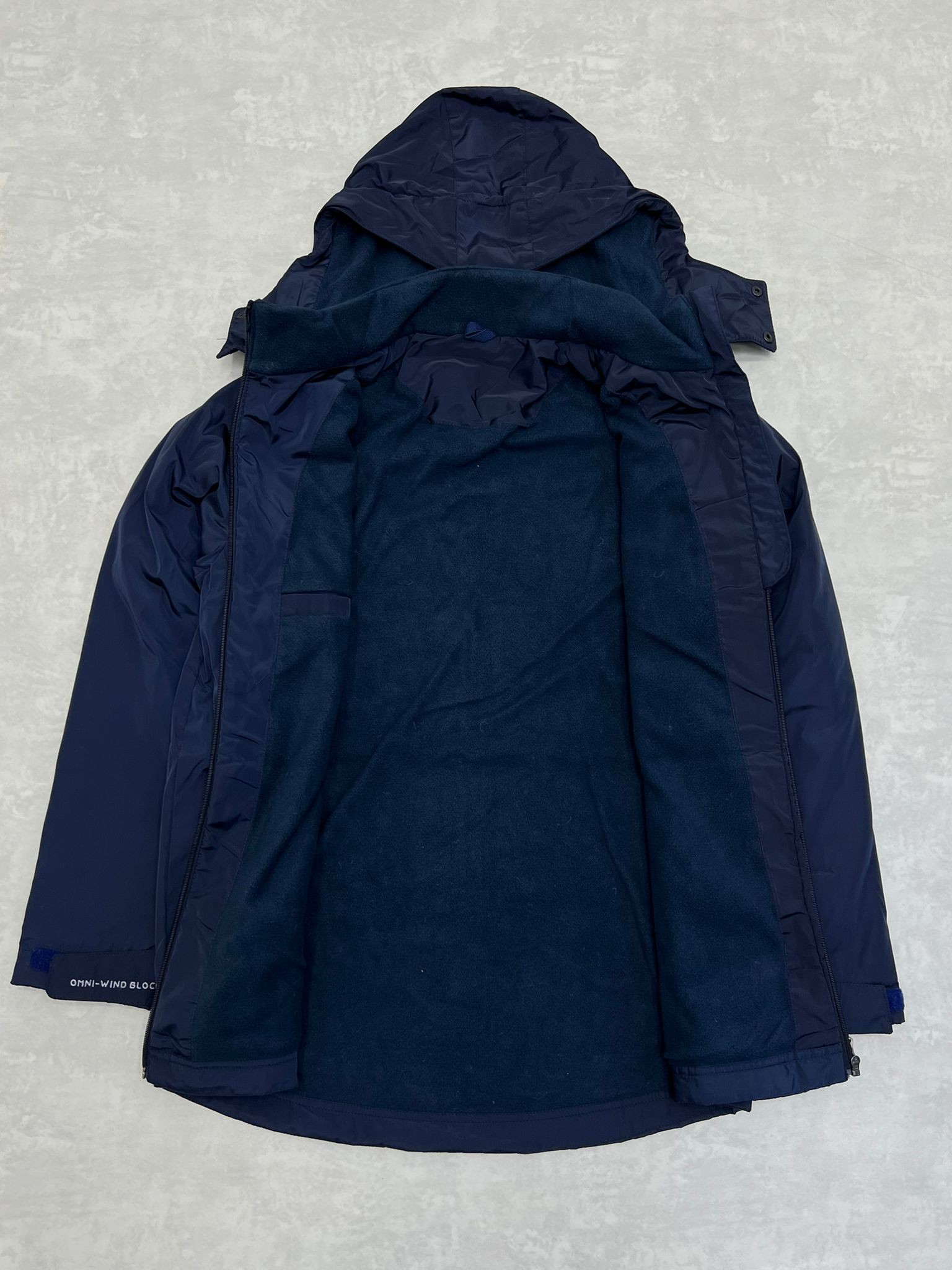 İçi Polarlı Su Geçirmez Tıtanıum Navy Blue Mont