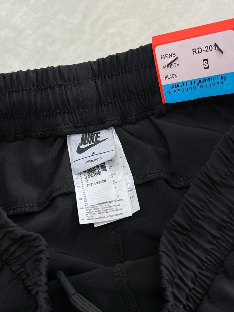 Ultra İnce training Air  Paraşüt Kumaş Black  Şort 