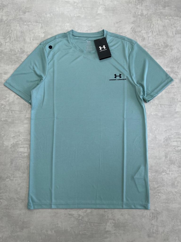 Mini Logo Nefes Alan Su Yeşili T-shirt