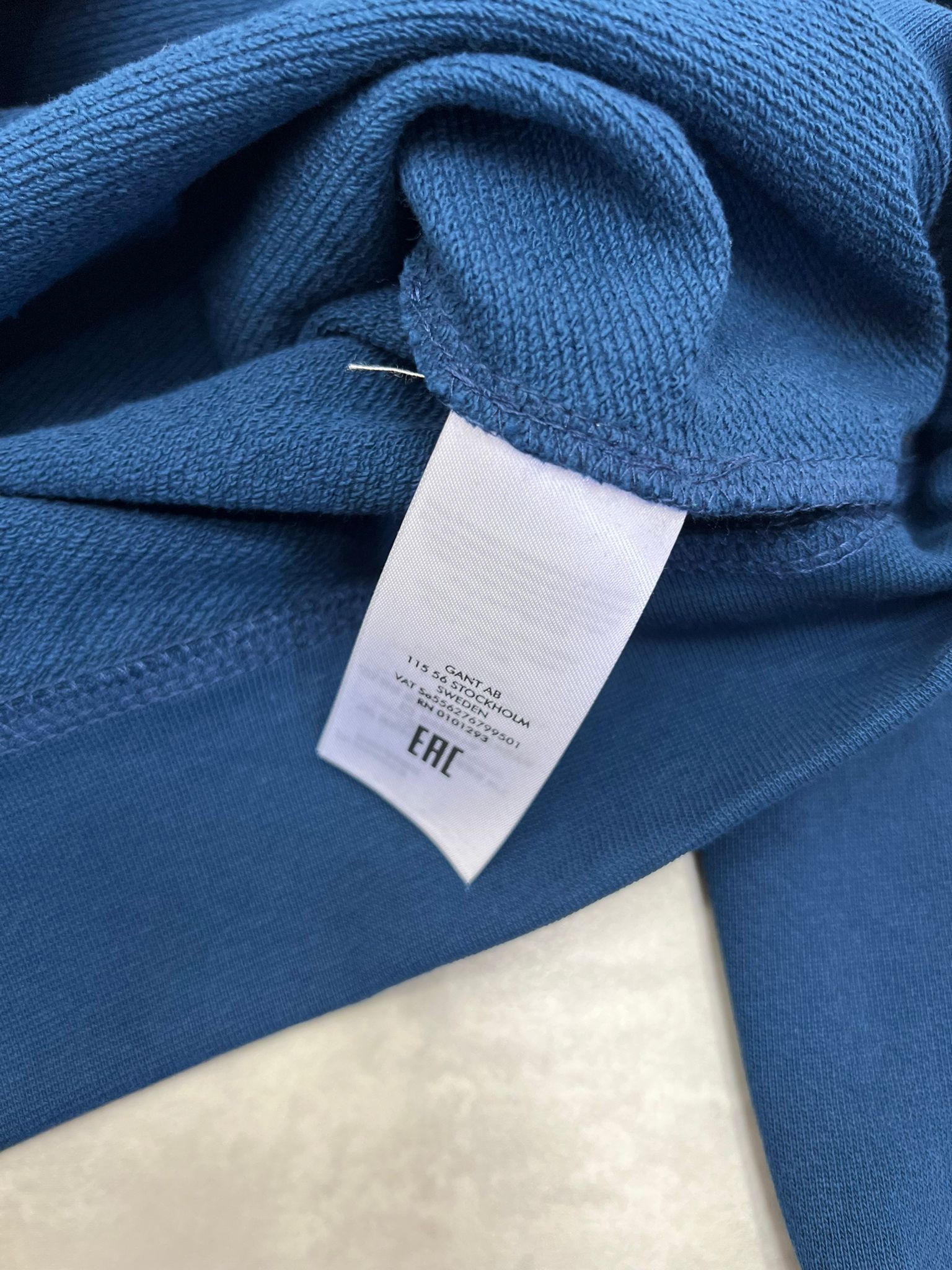 Yeni Sezon American Sportswear Mid İcon Full Nakış İndigo Sweatshirt