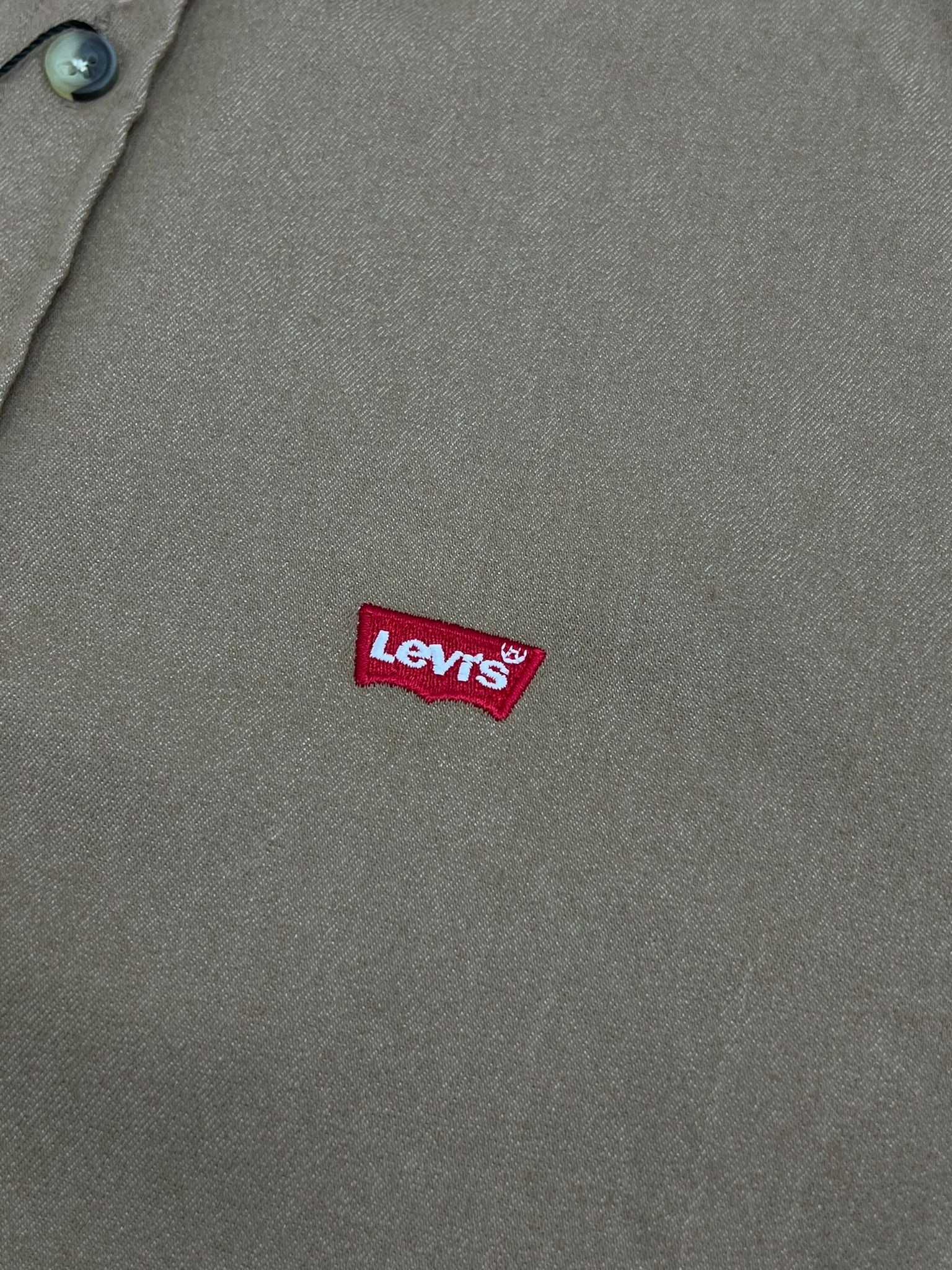 Yeni Sezon Organik Pamuk Likralı  Koyu Kahve Gömlek