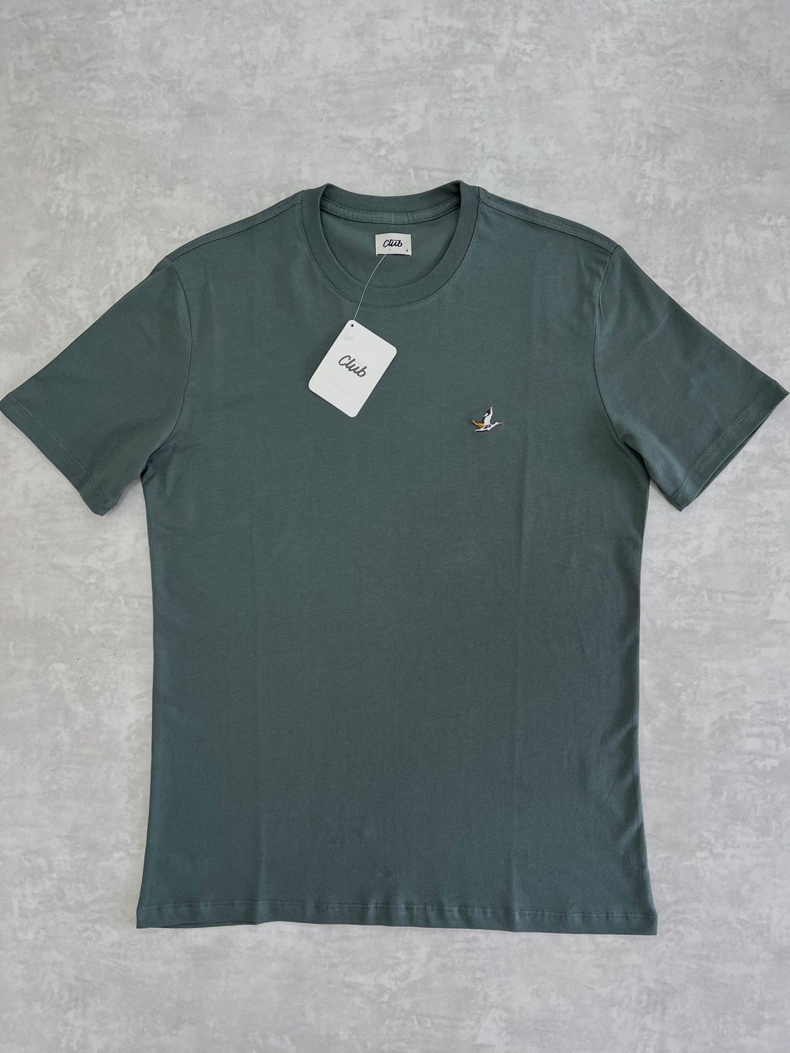 Yeni Sezon Classic Mini Logo Haki Basic T-shirt