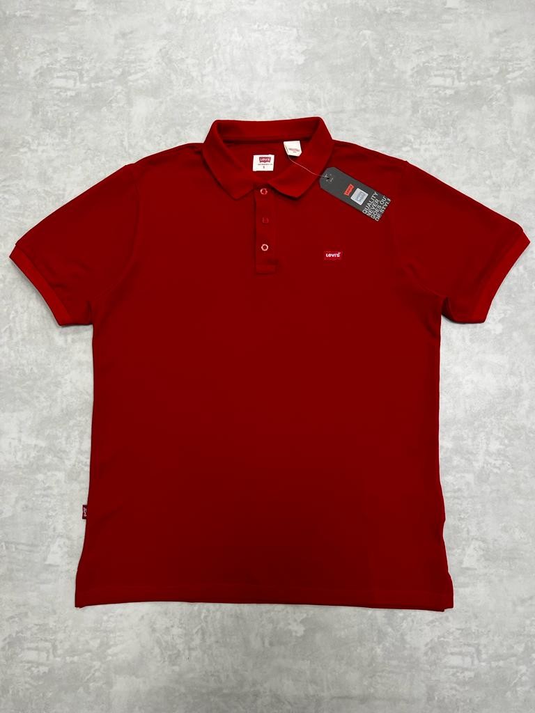 Yeni Sezon Classic Logo Basic Kırmızı Polo Yaka T-shirt