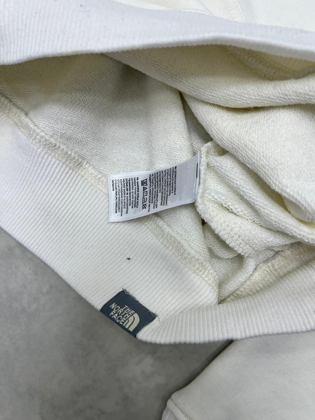 The Mountain Ceramic Mid Icon Logo Cream Sweatshirt