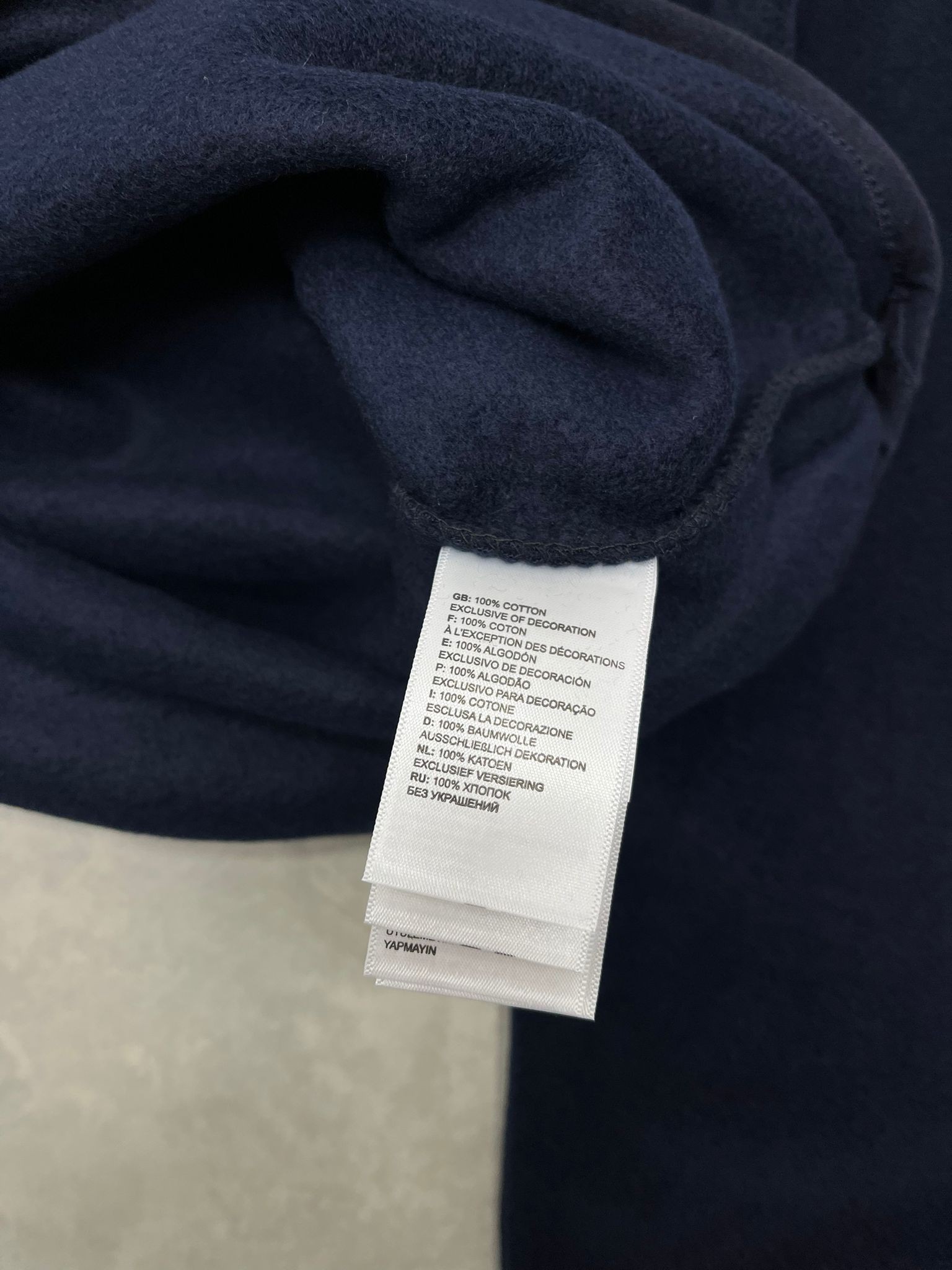 Yarım Fermuarlı Mini Logo Navy Blue  Polar