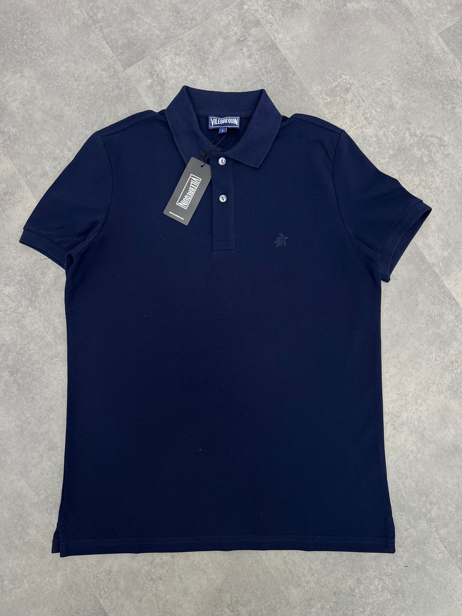 Yeni Sezon Ton To Tone Ocean Navy Blue  Polo Yaka