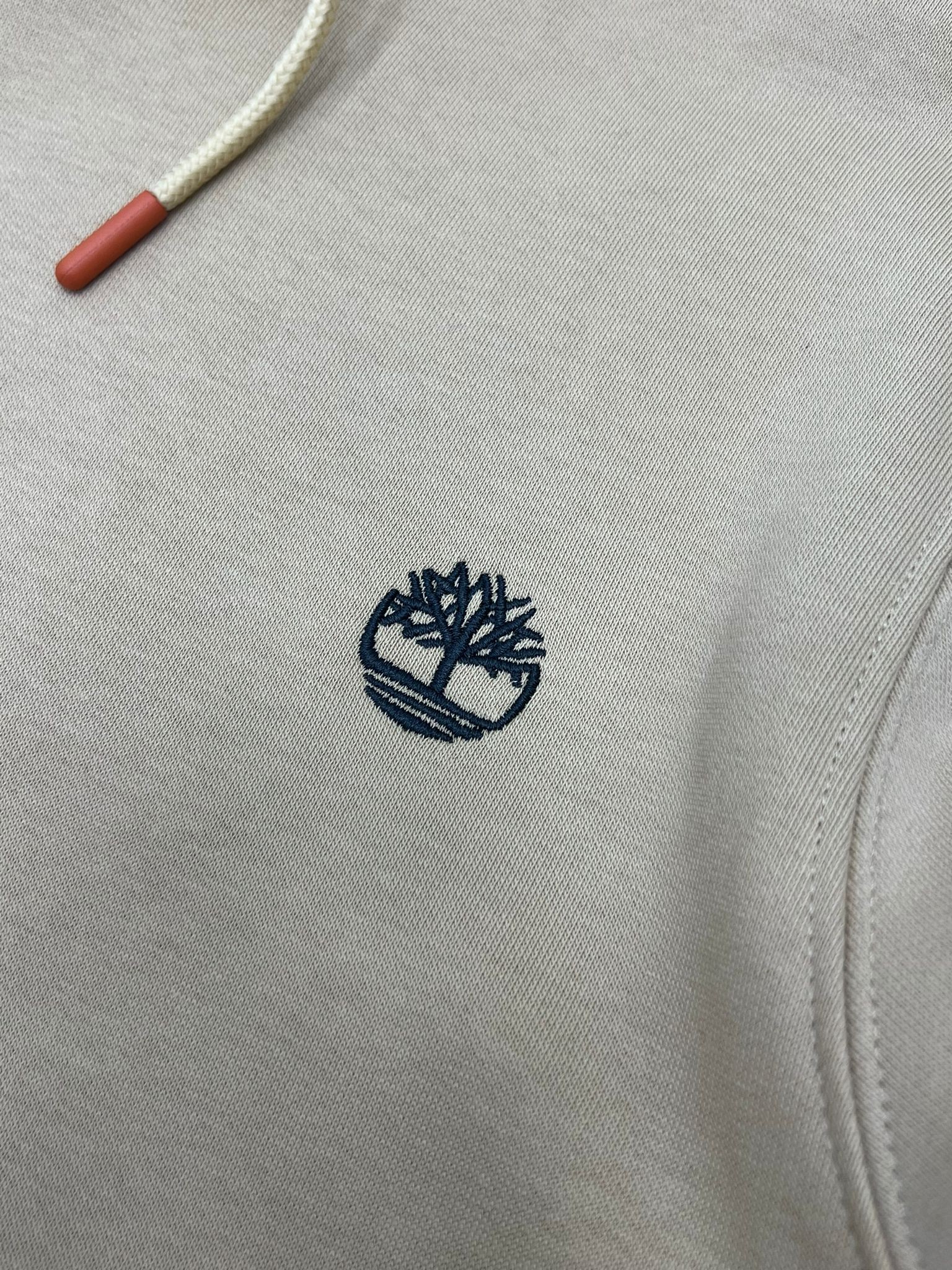 Yeni Sezon Basic Icon Mid Logo 3 İplik Şarodonlu Cream Sweatshirt