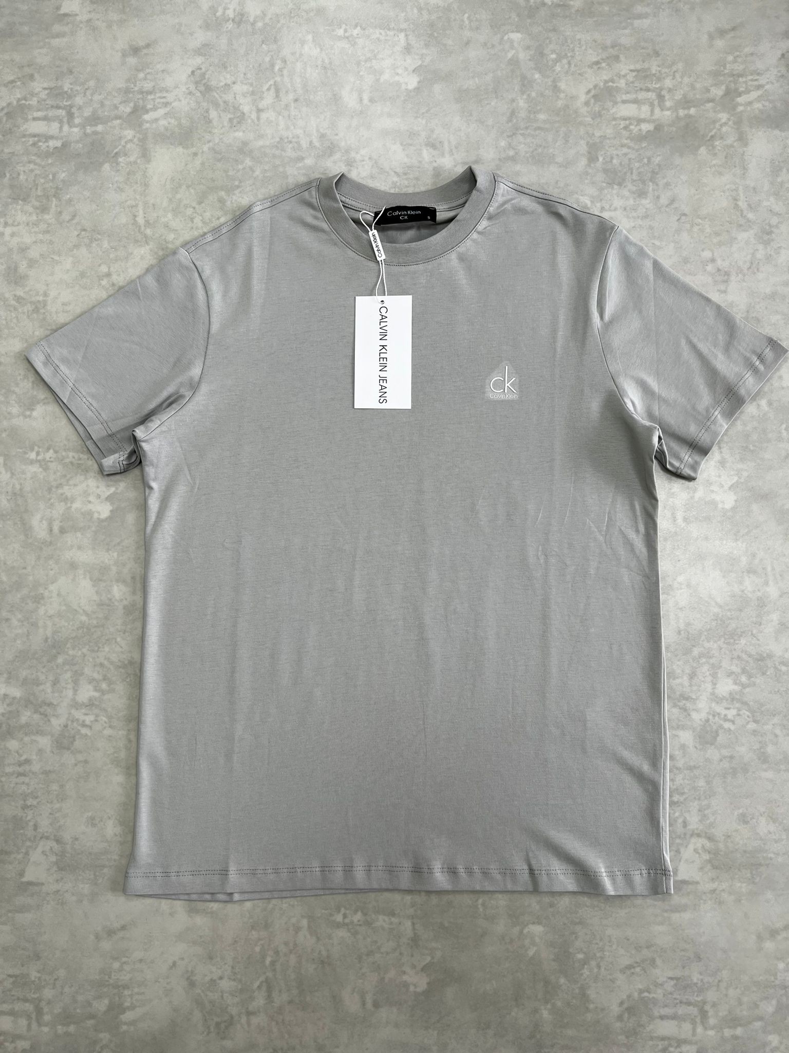 Basic Mini Logo Light Gray T-shirt