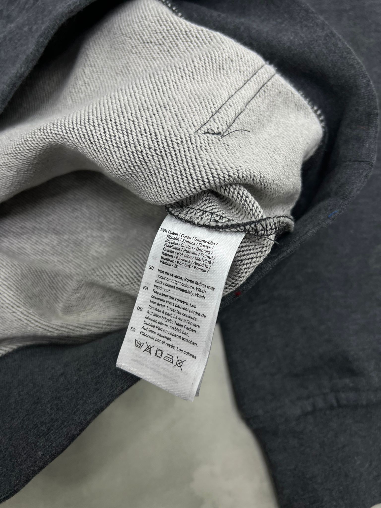 Mid Icon Logo Essential Füme Sweatshirt