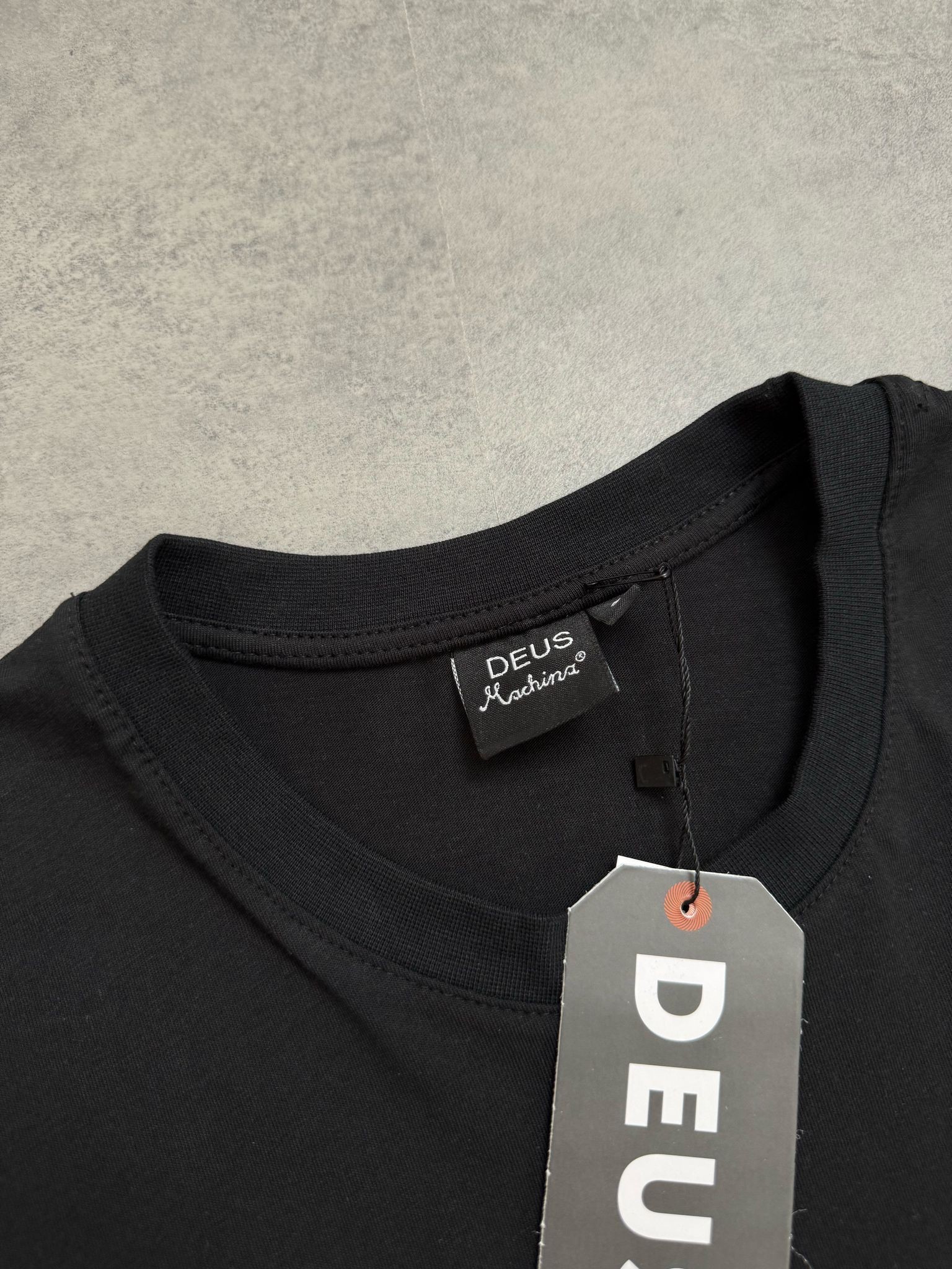 Yeni Sezon Ex Machina Customs Mountain Black T-shirt